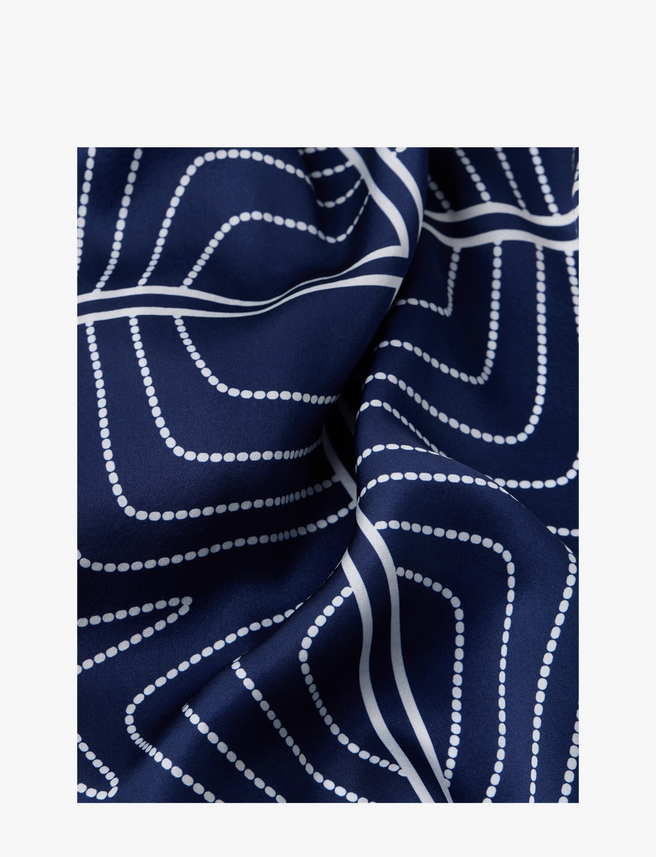 Lexington Clothing - Small Starfish Printed Silk Scarf - tynde tørklæder - blue print - 2