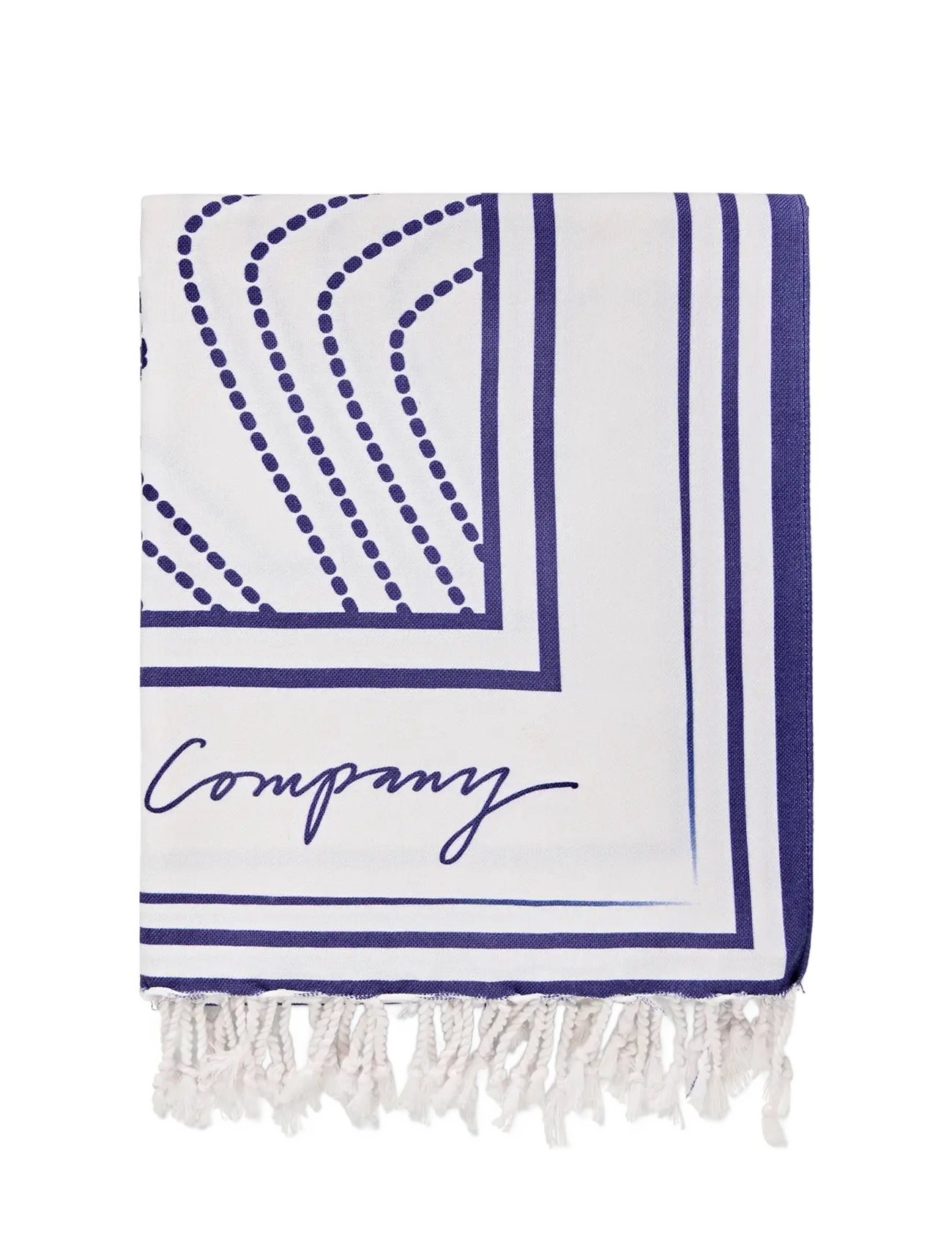 Lexington Clothing Starfish Printed Beach Scarf - Lexington Clothing - WHITE/BLUE / white