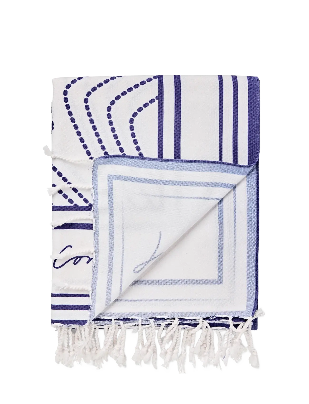 Lexington Clothing - Starfish Printed Beach Scarf - white/blue - 1