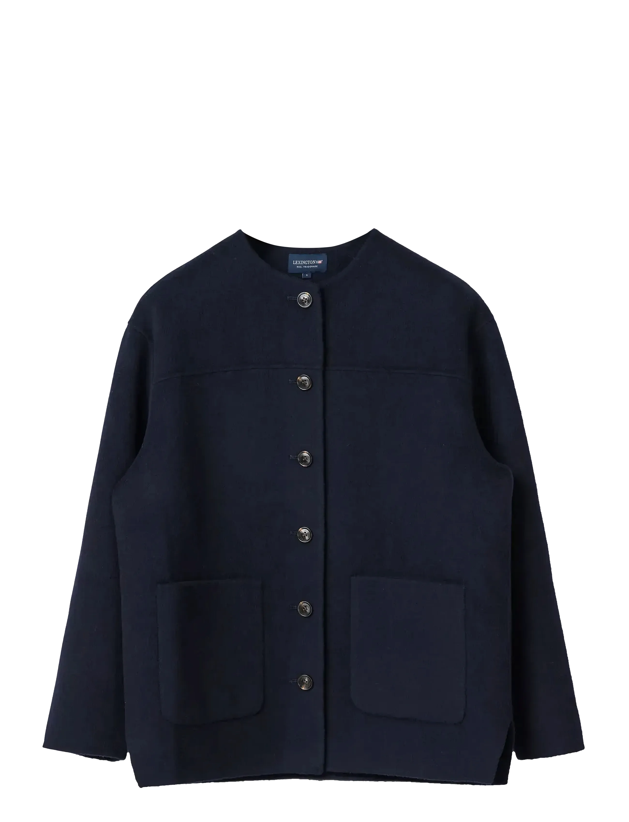 Lexington Clothing - Double Faced Wool Blend Jacket - navy - 1