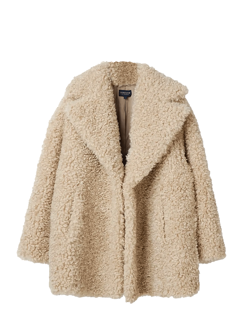 Lexington Clothing - Shearling Coat - faux fur - light beige - 1