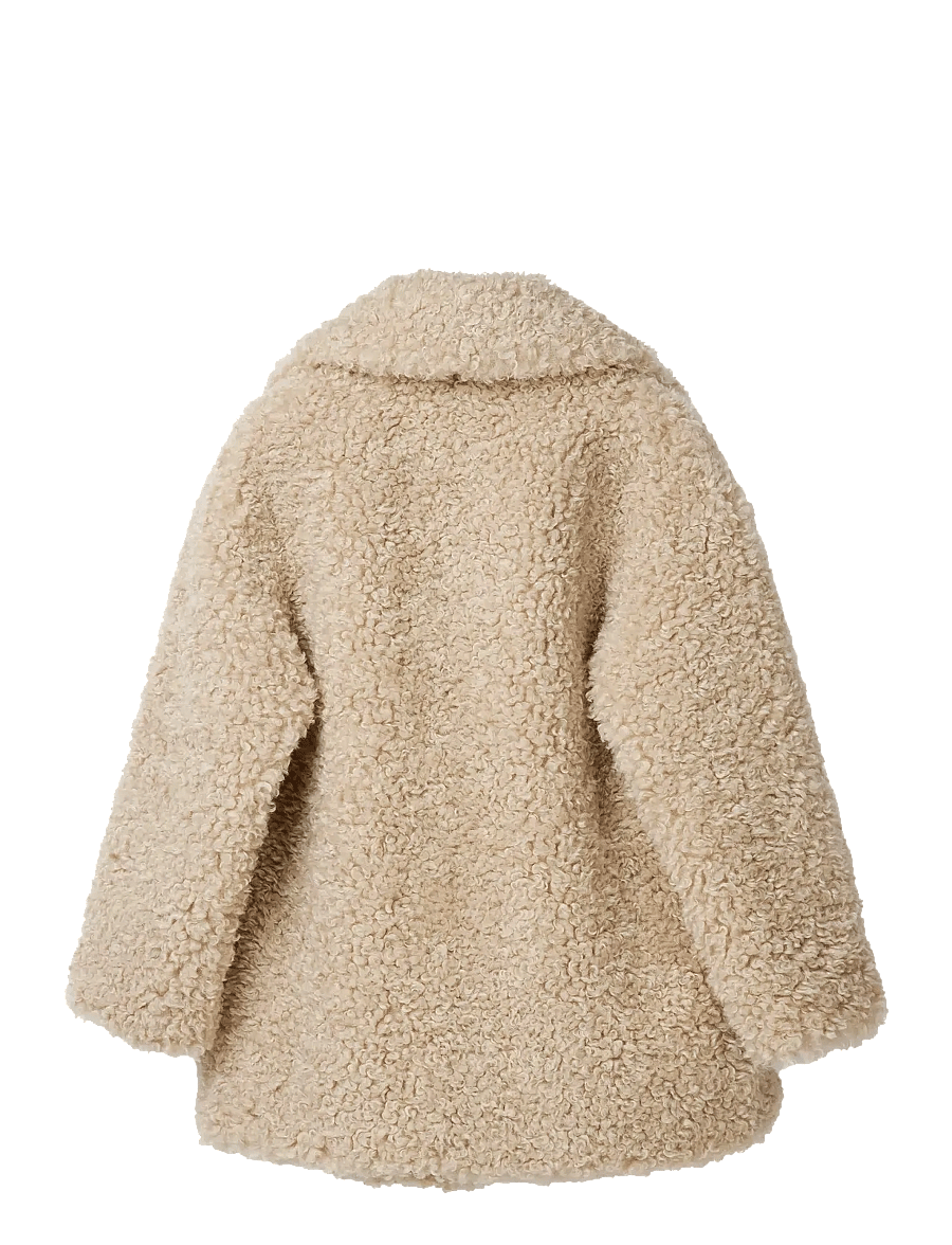Lexington Clothing - Shearling Coat - tekoturkikset - light beige - 2