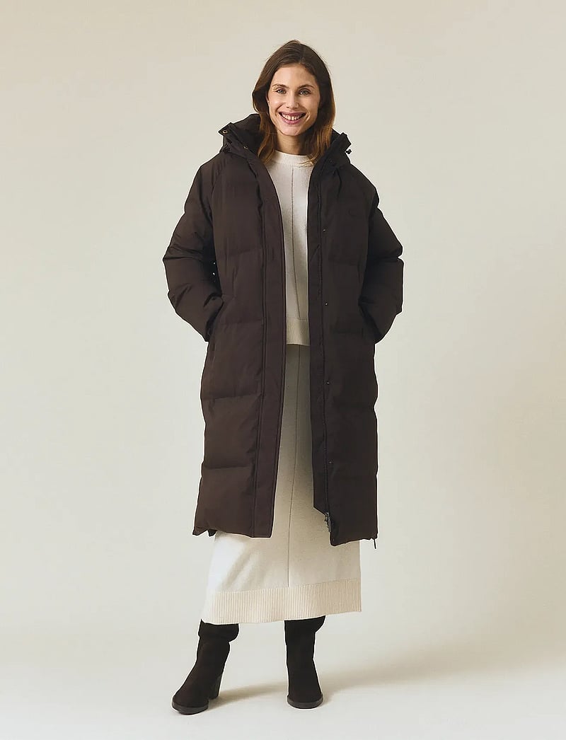 Lexington Clothing - Long Down Parka - talvejoped - brown - 0