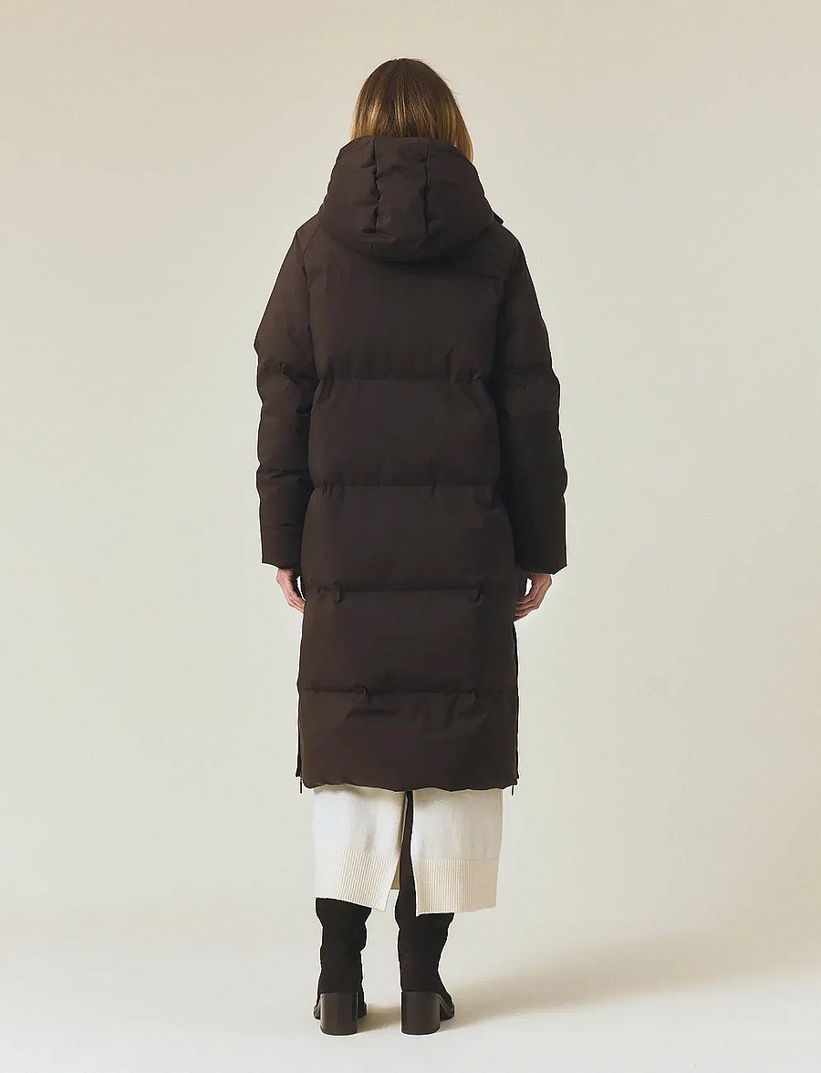 Lexington Clothing - Long Down Parka - vinterjackor - brown - 3