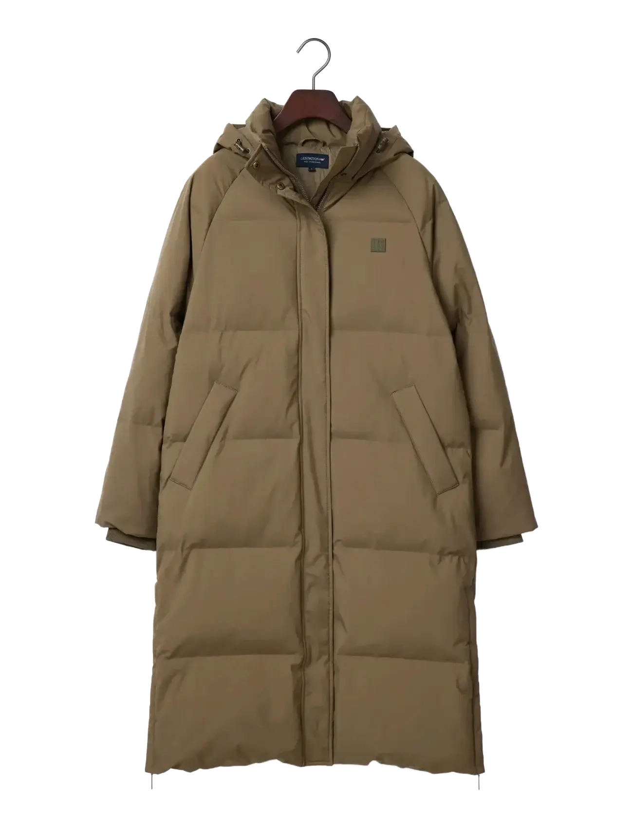 Lexington Clothing Long Down Parka - Winter Coats - DARK GREEN / khaki/green