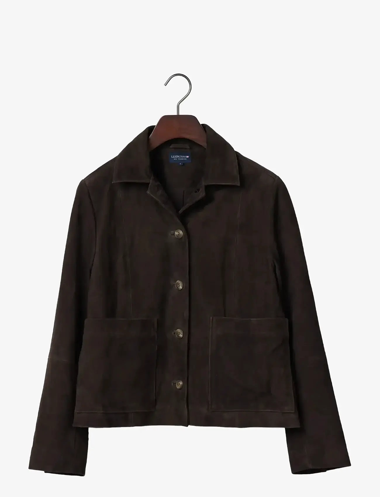 Lexington Clothing - Short Suede Jacket - dark brown - 1
