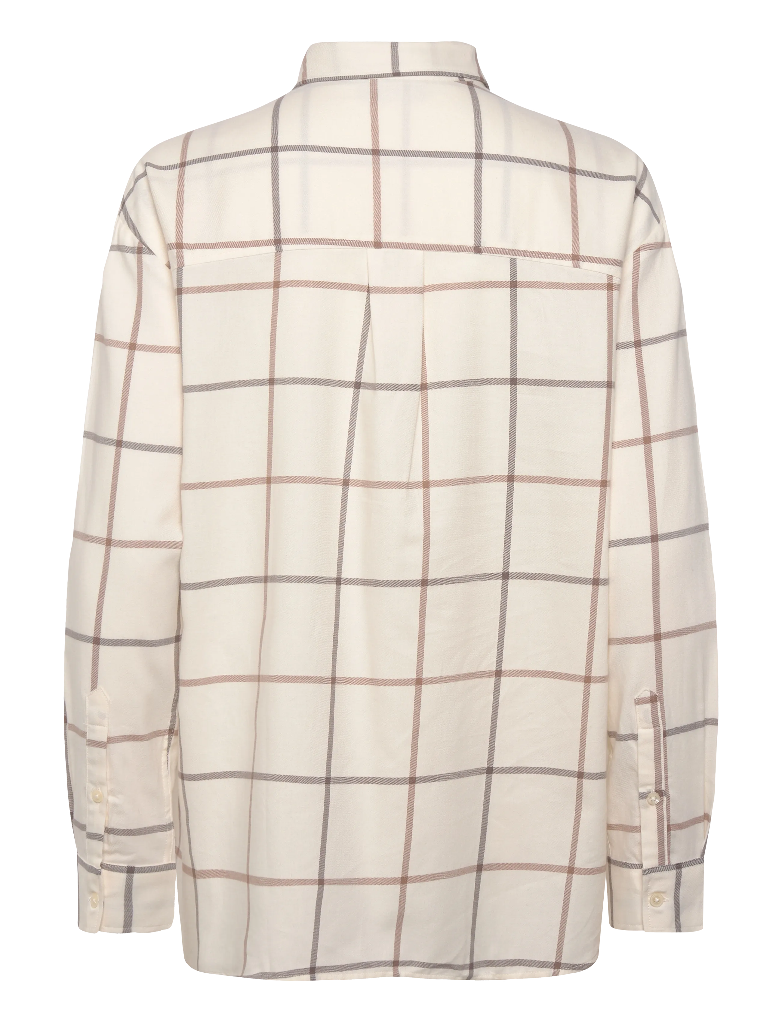 Lexington Clothing - Casual Organic Cotton Check Flannel Shirt - grey/beige check - 2
