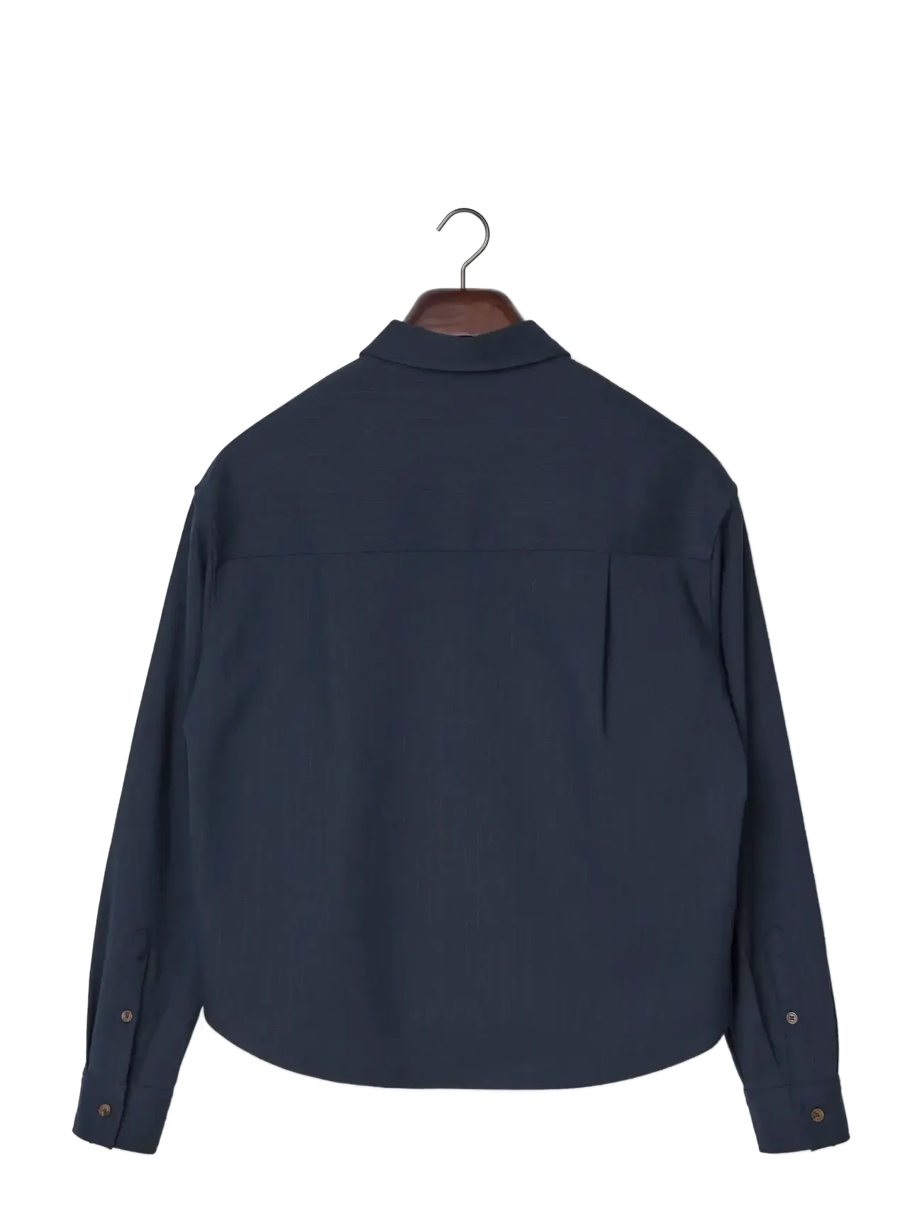 Lexington Clothing - Cropped Pinstripe Shirt - langermede skjorter - dark blue/brown stripe - 2