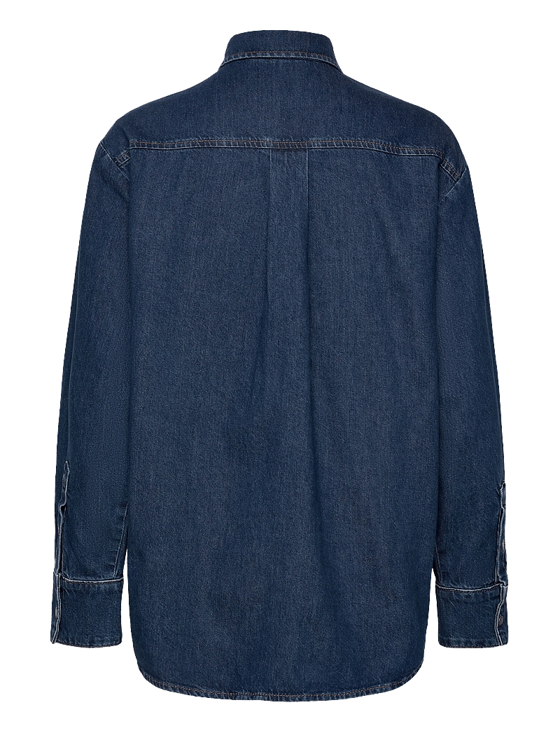Lexington Clothing - Oversized Denim Shirt - denimskjorter - dark blue denim - 2