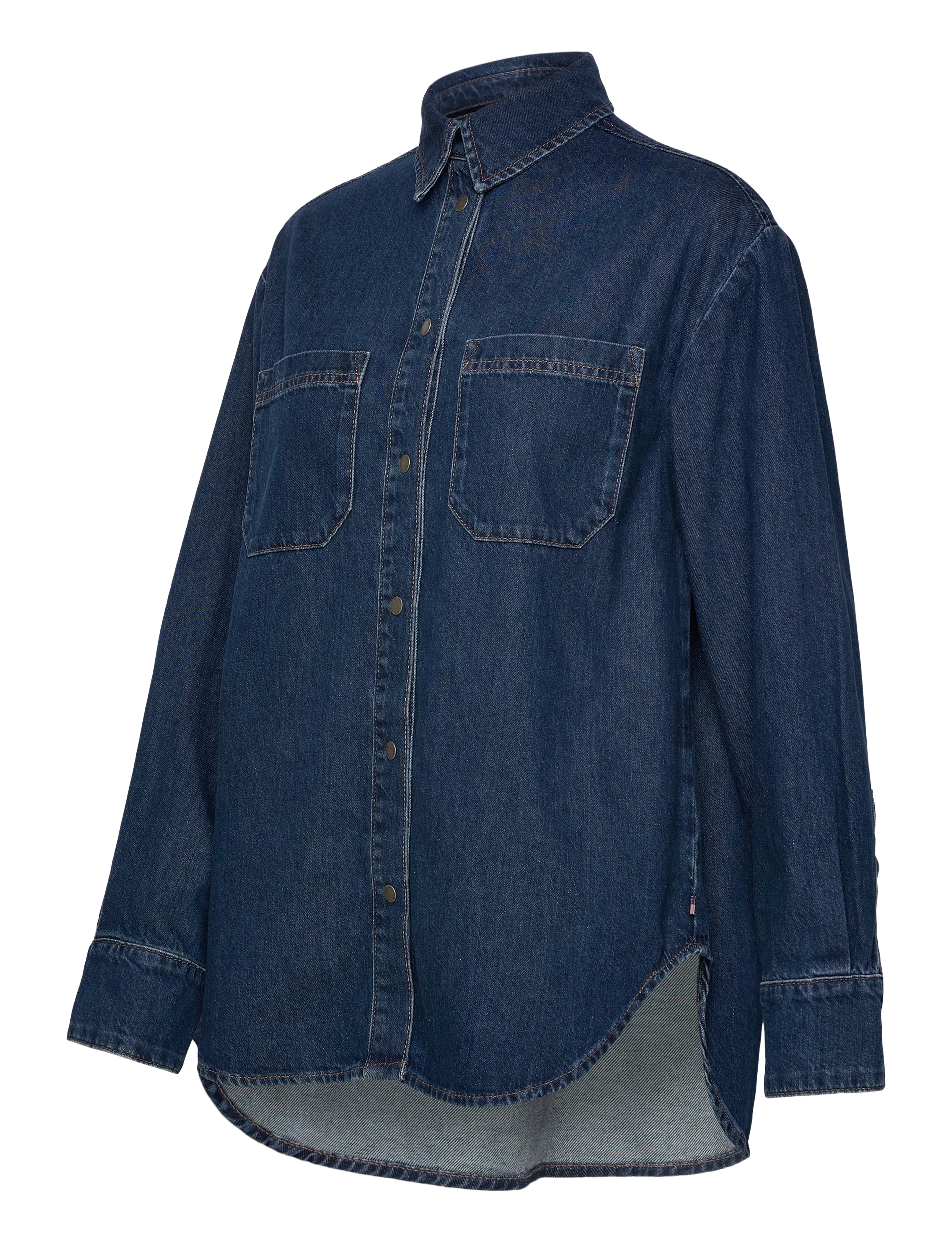 Lexington Clothing - Oversized Denim Shirt - denimskjorter - dark blue denim - 3
