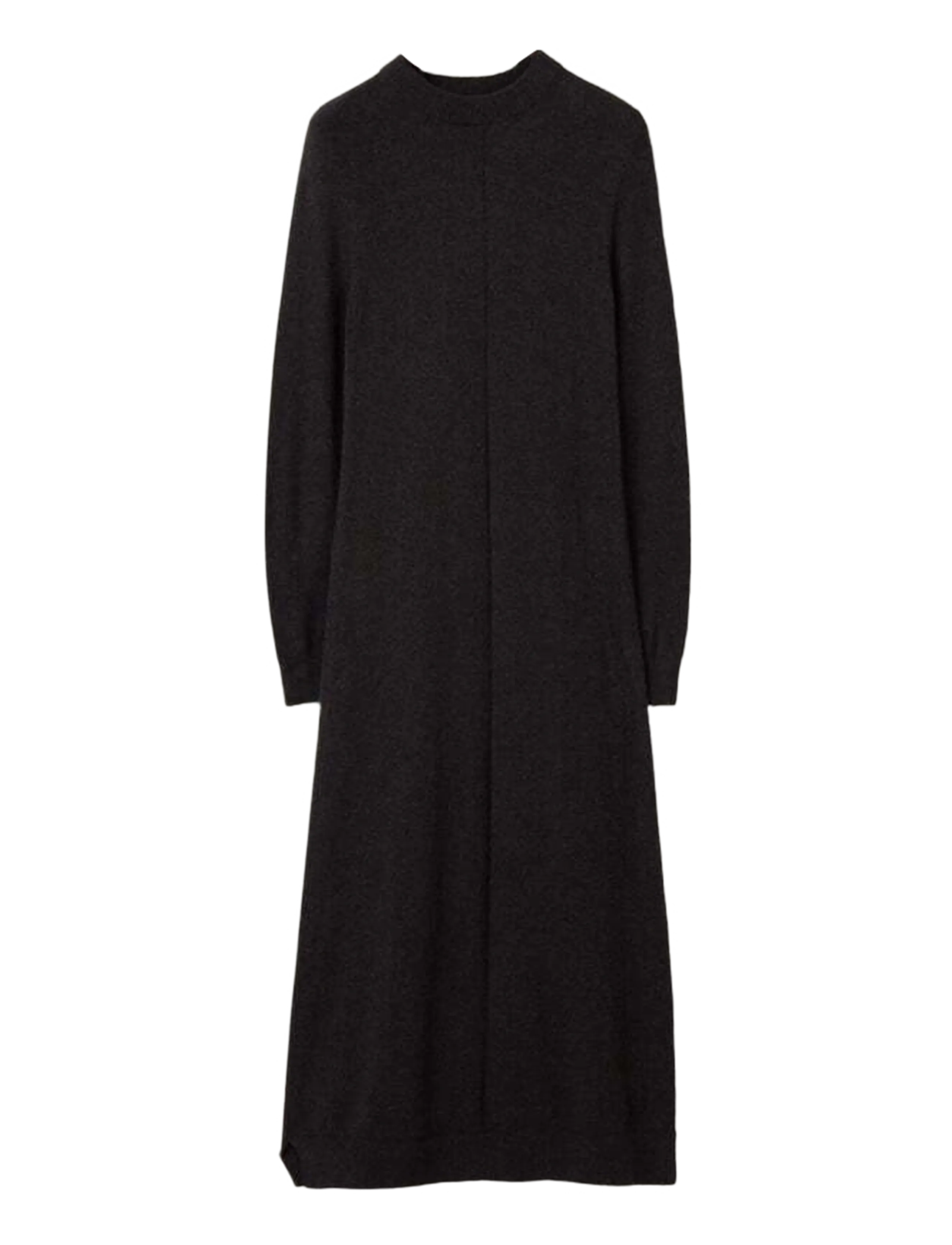 Lexington Clothing Straight Fit Midi Knitted Dress - Kläder - DARK BROWN MELANGE / brown