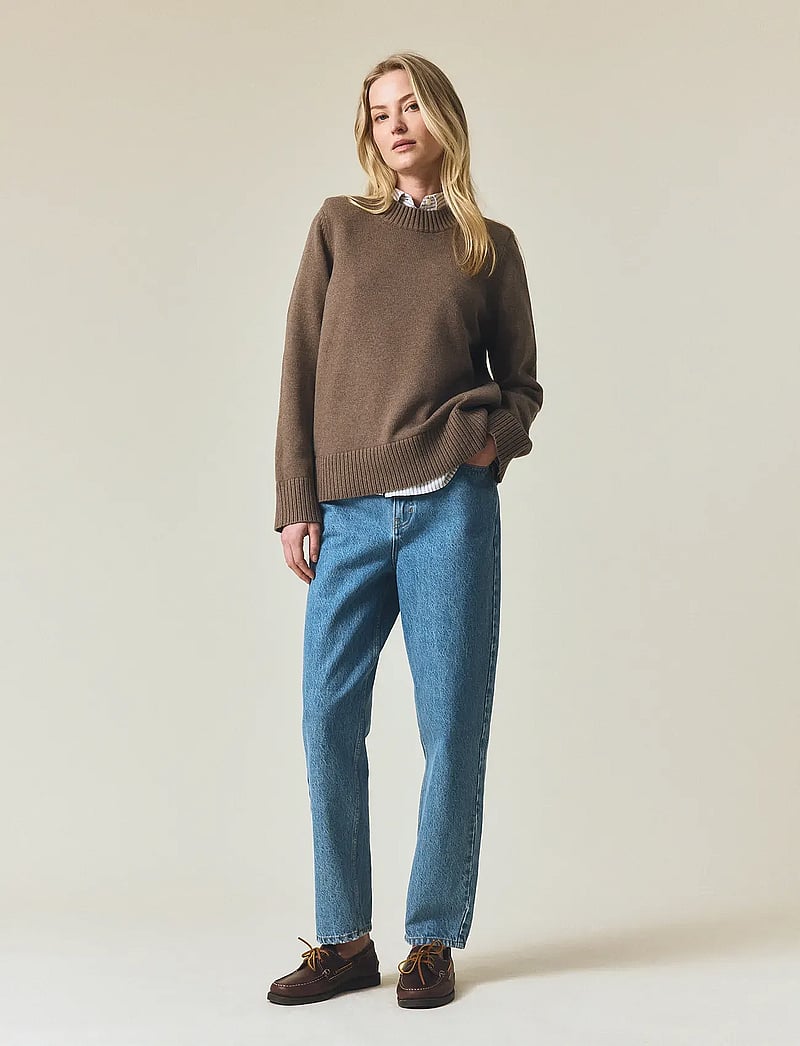 Lexington Clothing Cashmere Blend Shoulder Padded Knitted Sweater (LCY22531404) Jumpers