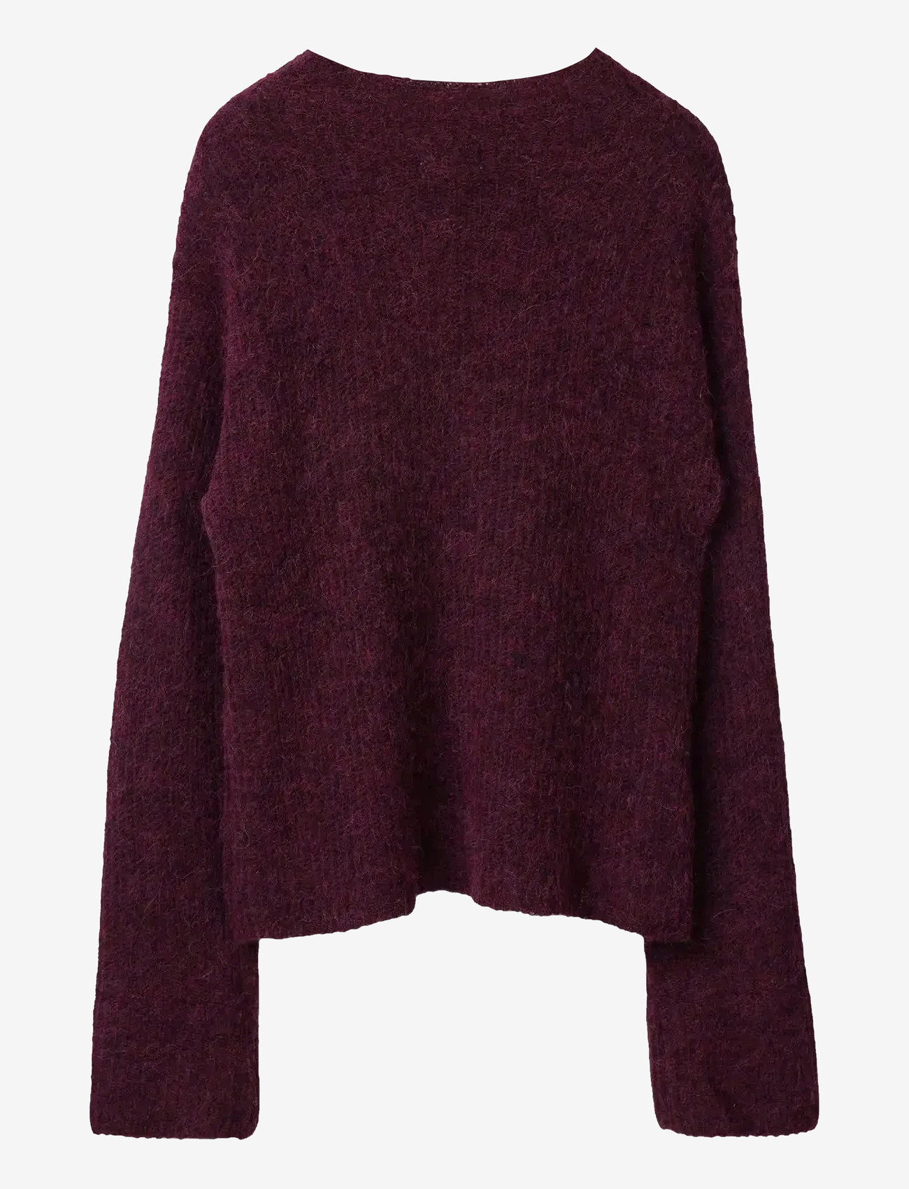 Lexington Clothing - Alpaca Blend Mock Neck Sweater - pullover - burgundy - 1