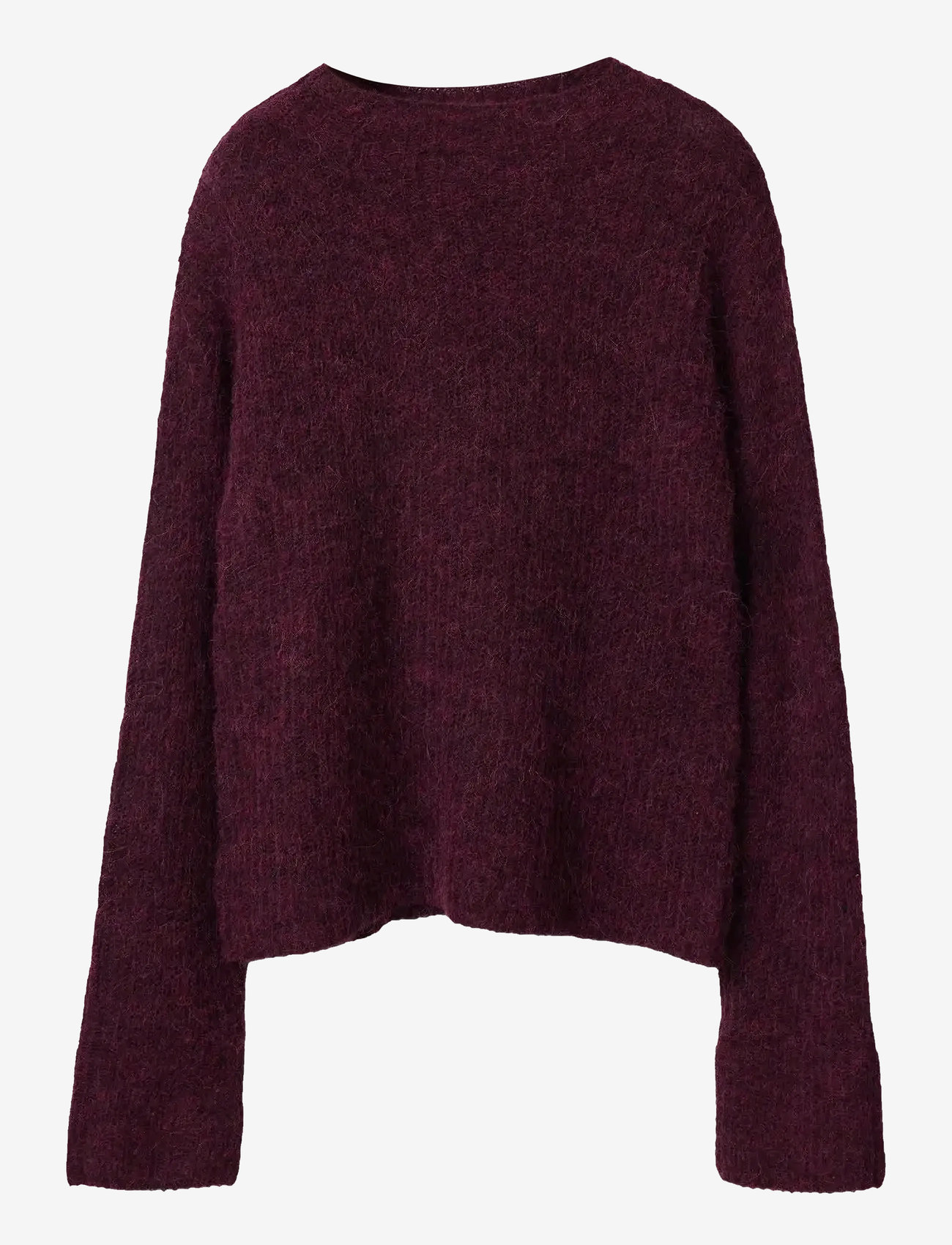 Lexington Clothing - Alpaca Blend Mock Neck Sweater - pullover - burgundy - 2