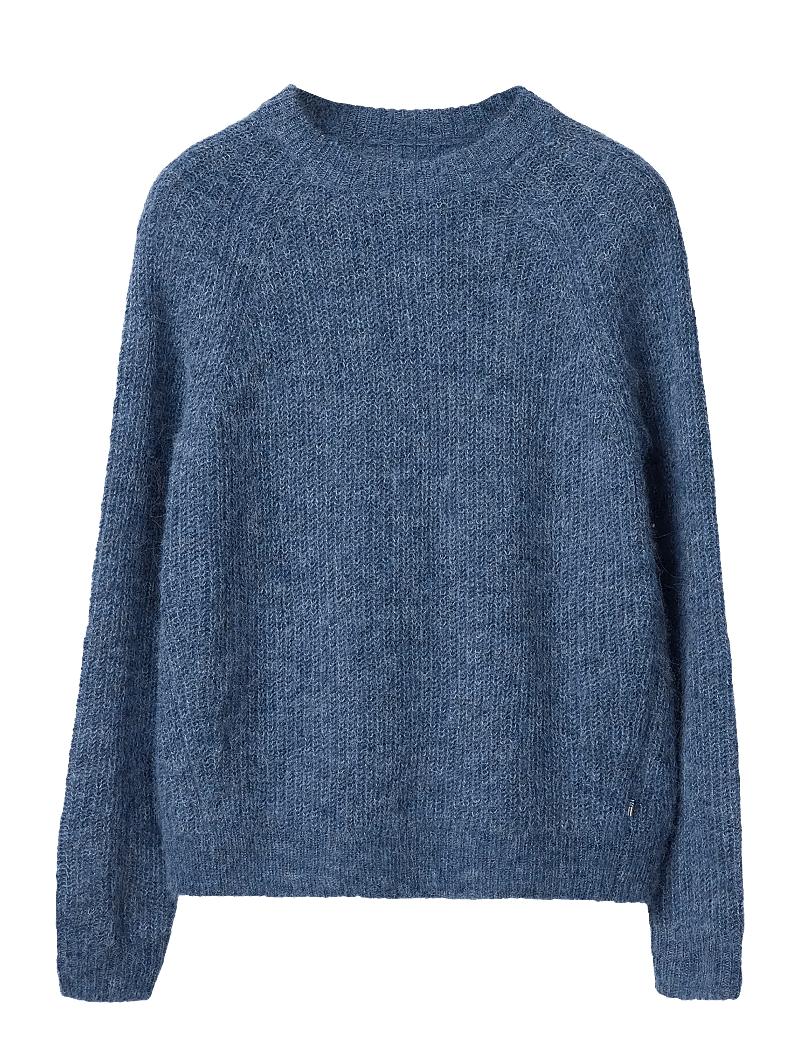 Lexington Clothing - Alpaca Blend Raglan Sweater - pullover - blue - 1