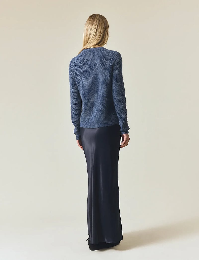 Lexington Clothing - Alpaca Blend Raglan Sweater - pullover - blue - 3