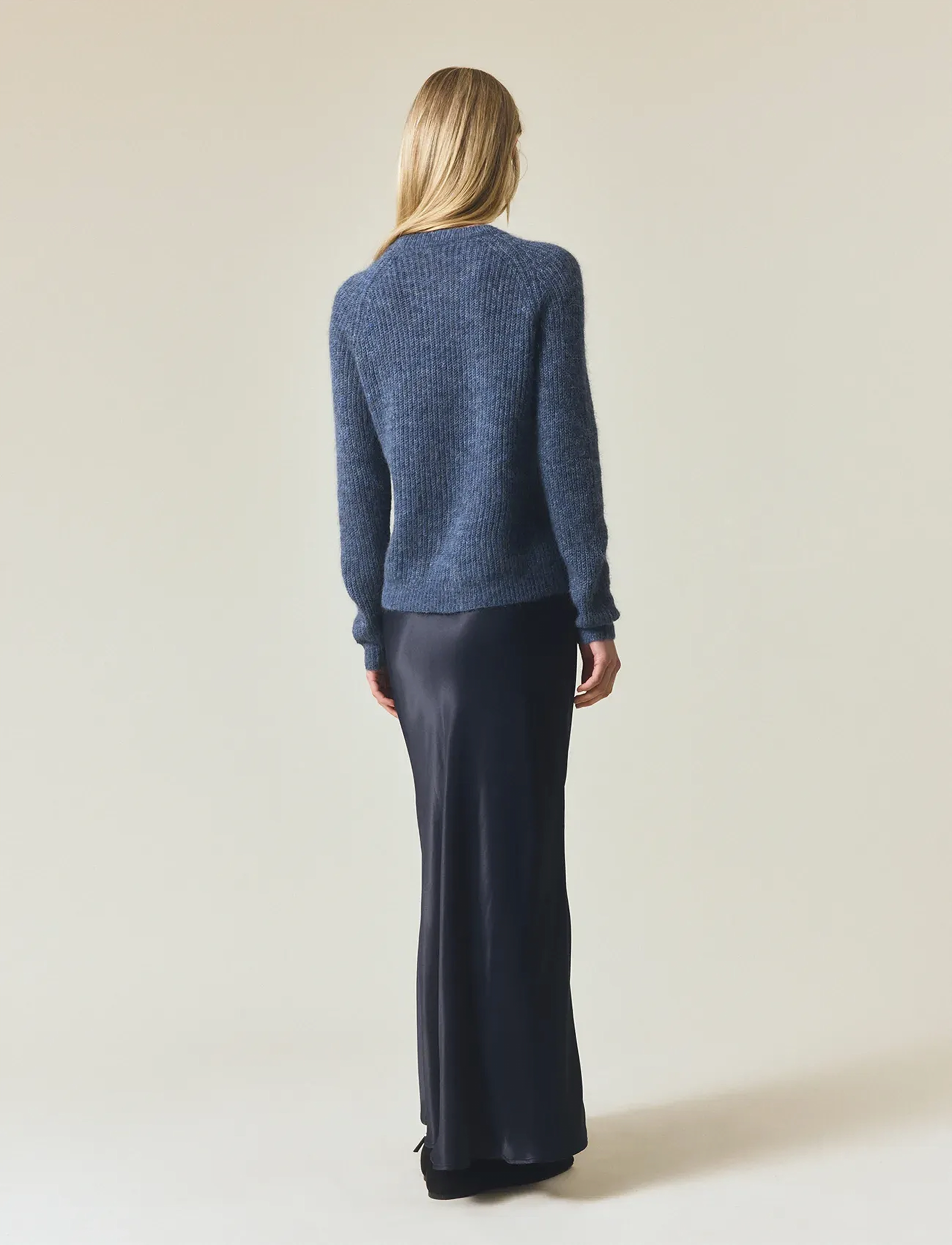 Lexington Clothing - Alpaca Blend Raglan Sweater - sviitrid - blue - 3