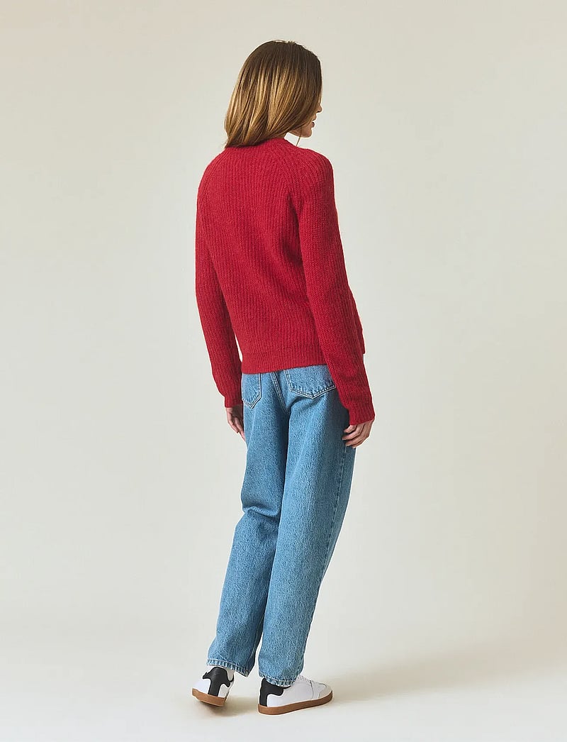Lexington Clothing - Alpaca Blend Raglan Sweater - pullover - red - 3