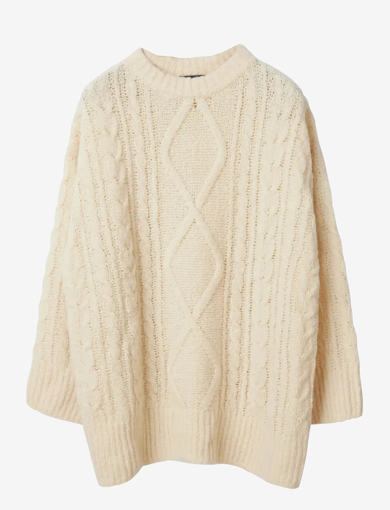 Lexington Clothing - Chunky Cable Knit Sweater - offwhite - 1