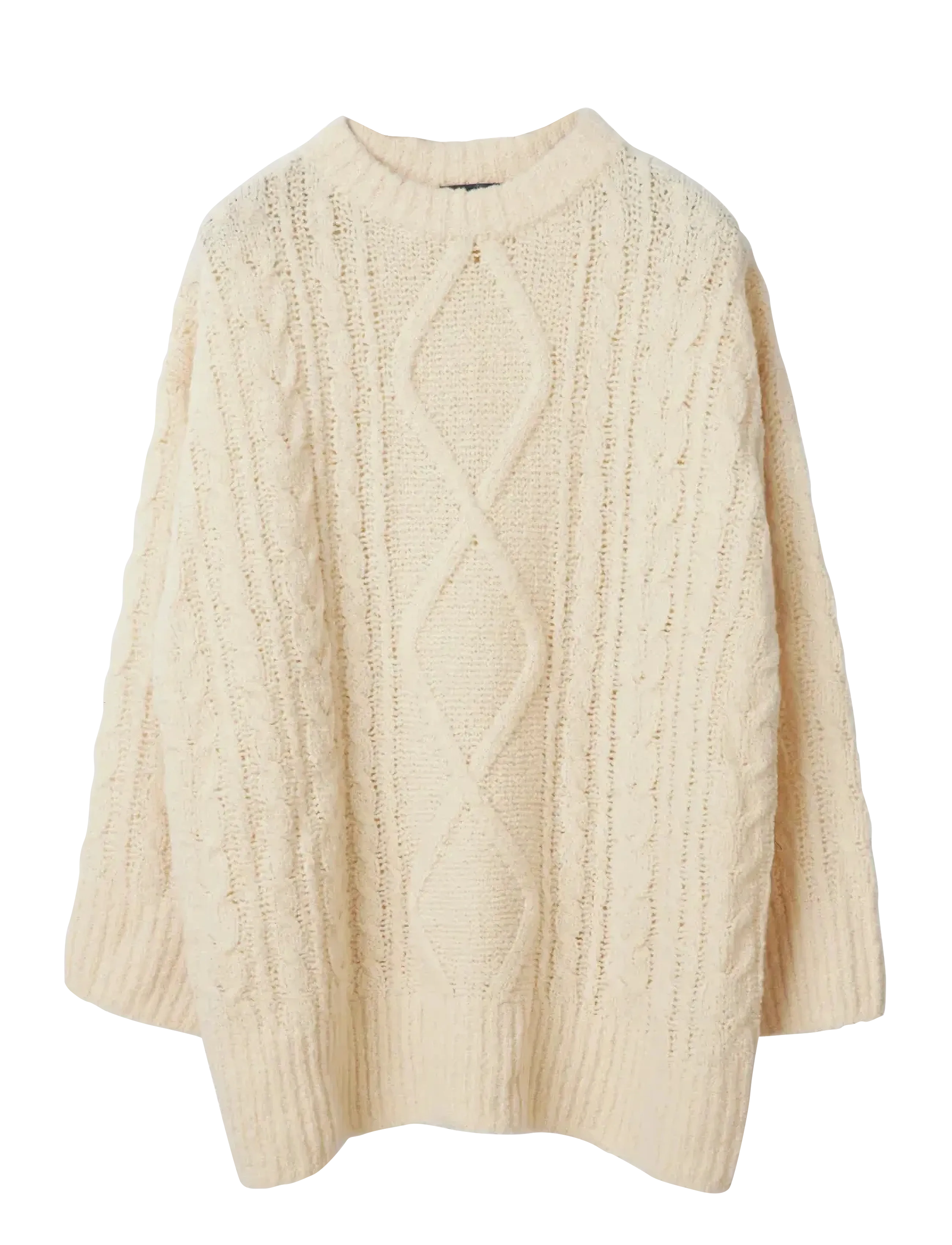 Lexington Clothing - Chunky Cable Knit Sweater - offwhite - 1