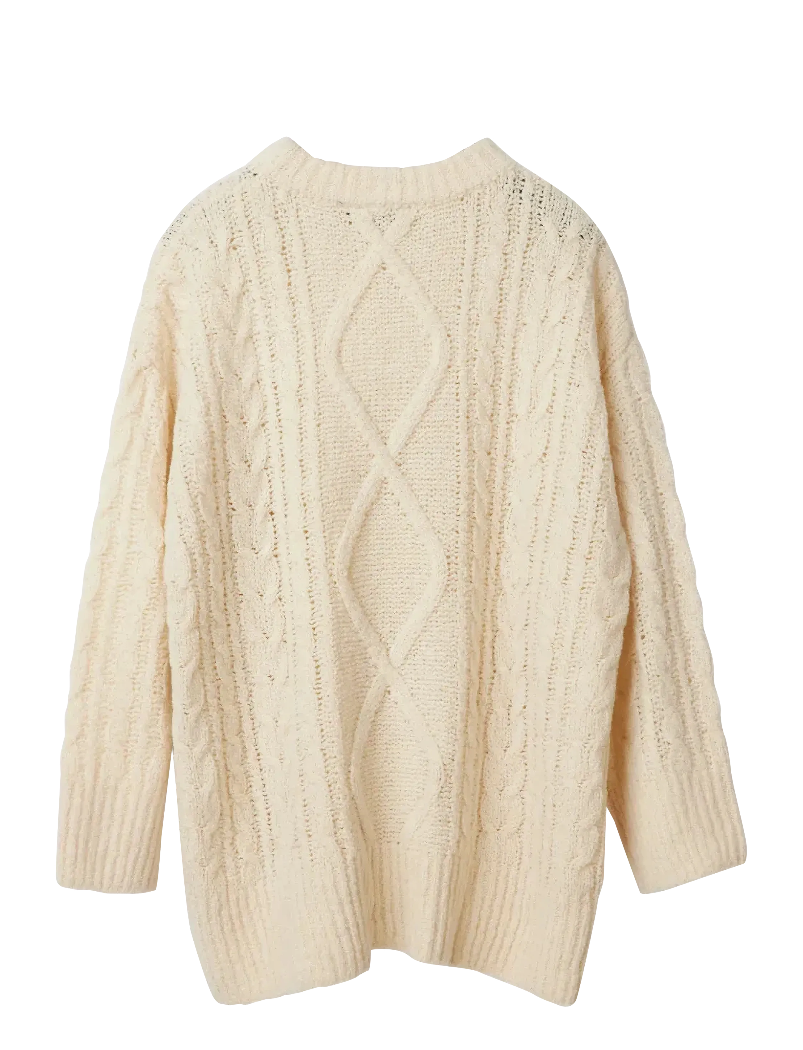 Lexington Clothing - Chunky Cable Knit Sweater - offwhite - 2