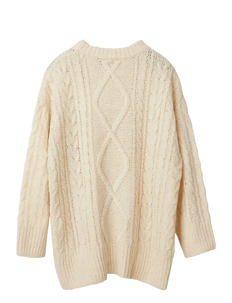Lexington Clothing - Chunky Cable Knit Sweater - offwhite - 2