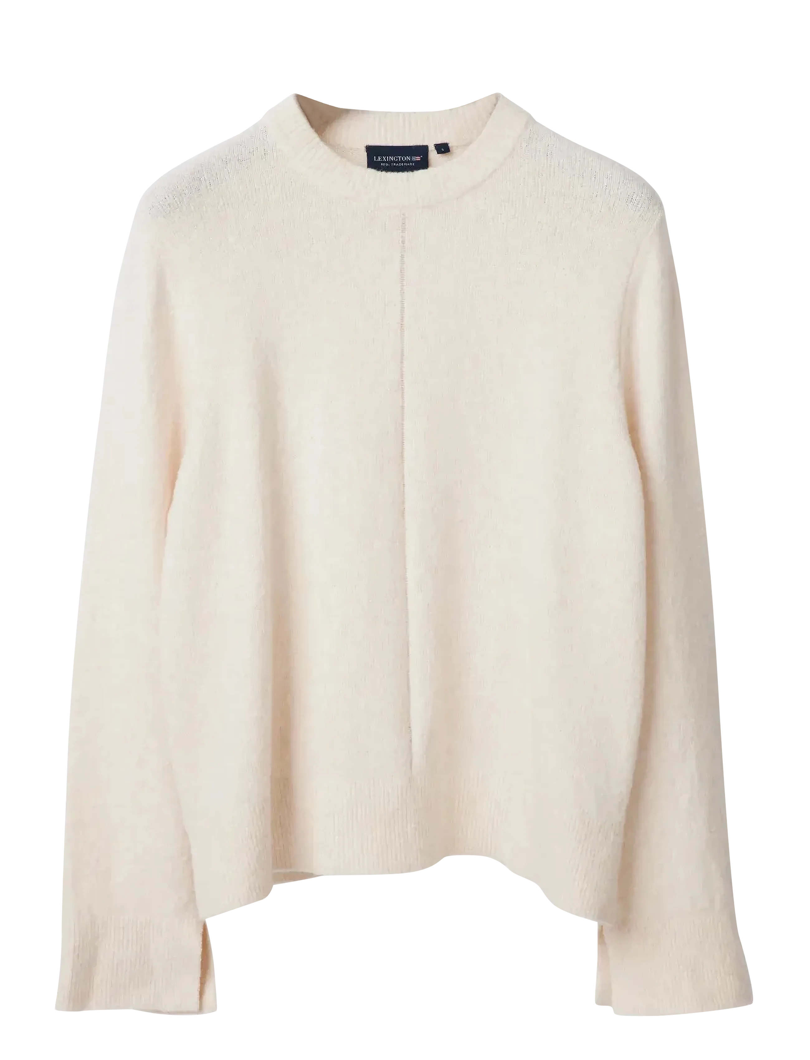 Soft Knitted Sweater - OFFWHITE MELANGE