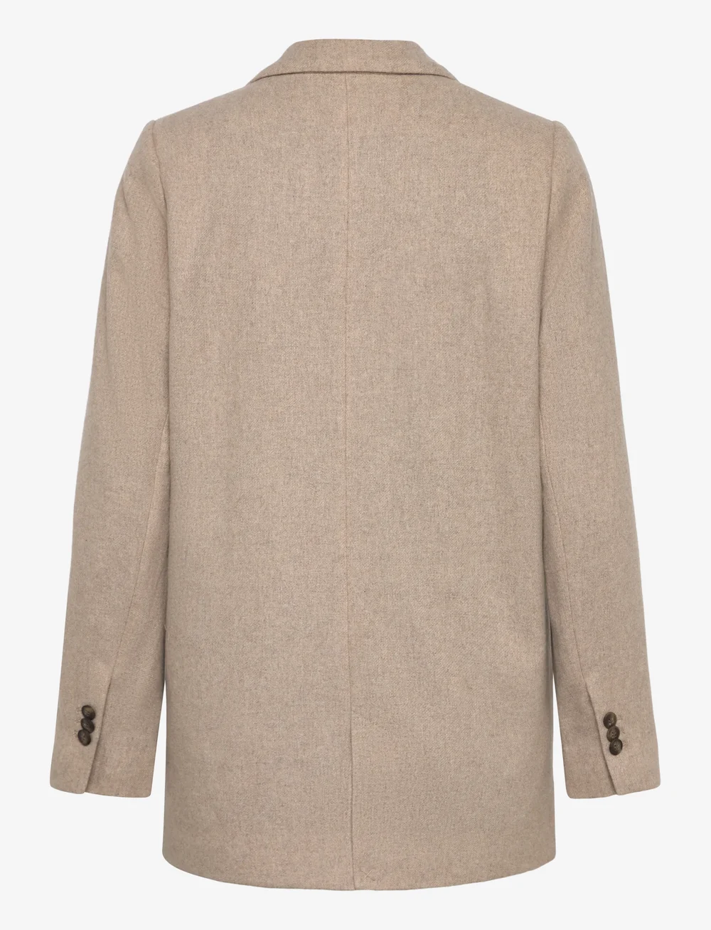 Lexington Clothing - Classic Straight Fit Wool Blend Blazer - einreihige blazer - beige melange - 2