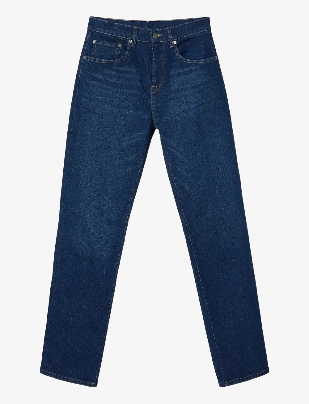 Lexington Clothing - Classic Mid-Waist Straight-Leg Jeans - straight jeans - dark blue denim - 1