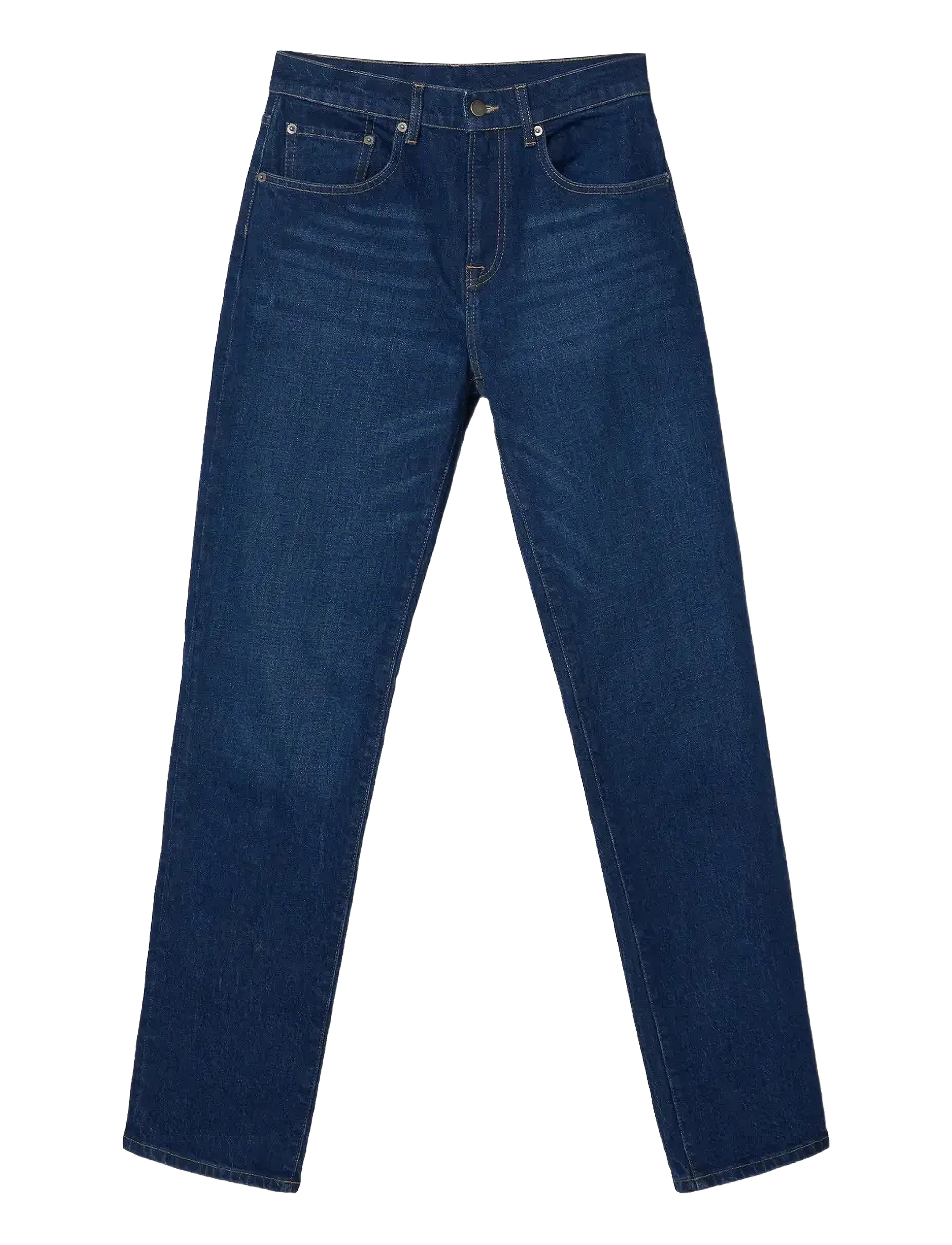 Lexington Clothing Classic Mid-Waist Straight-Leg Jeans - Lexington Clothing - DARK BLUE DENIM / blue
