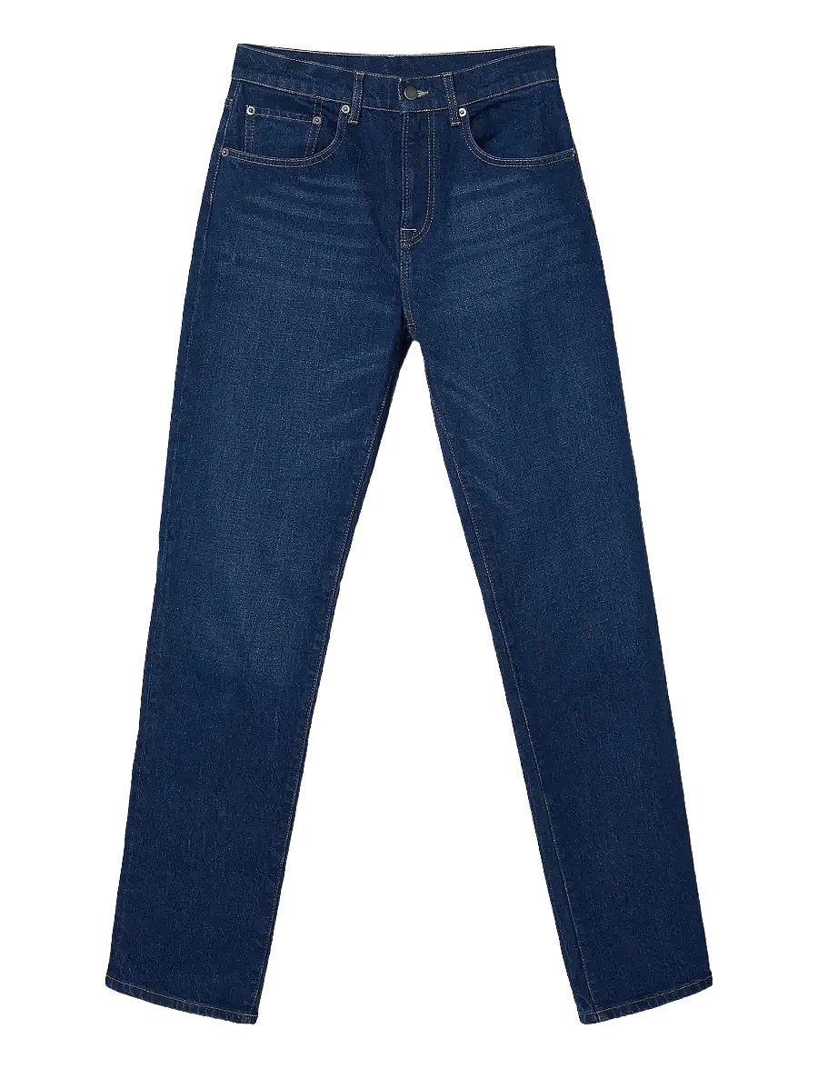 Lexington Clothing - Classic Mid-Waist Straight-Leg Jeans - jeans droites - dark blue denim - 1