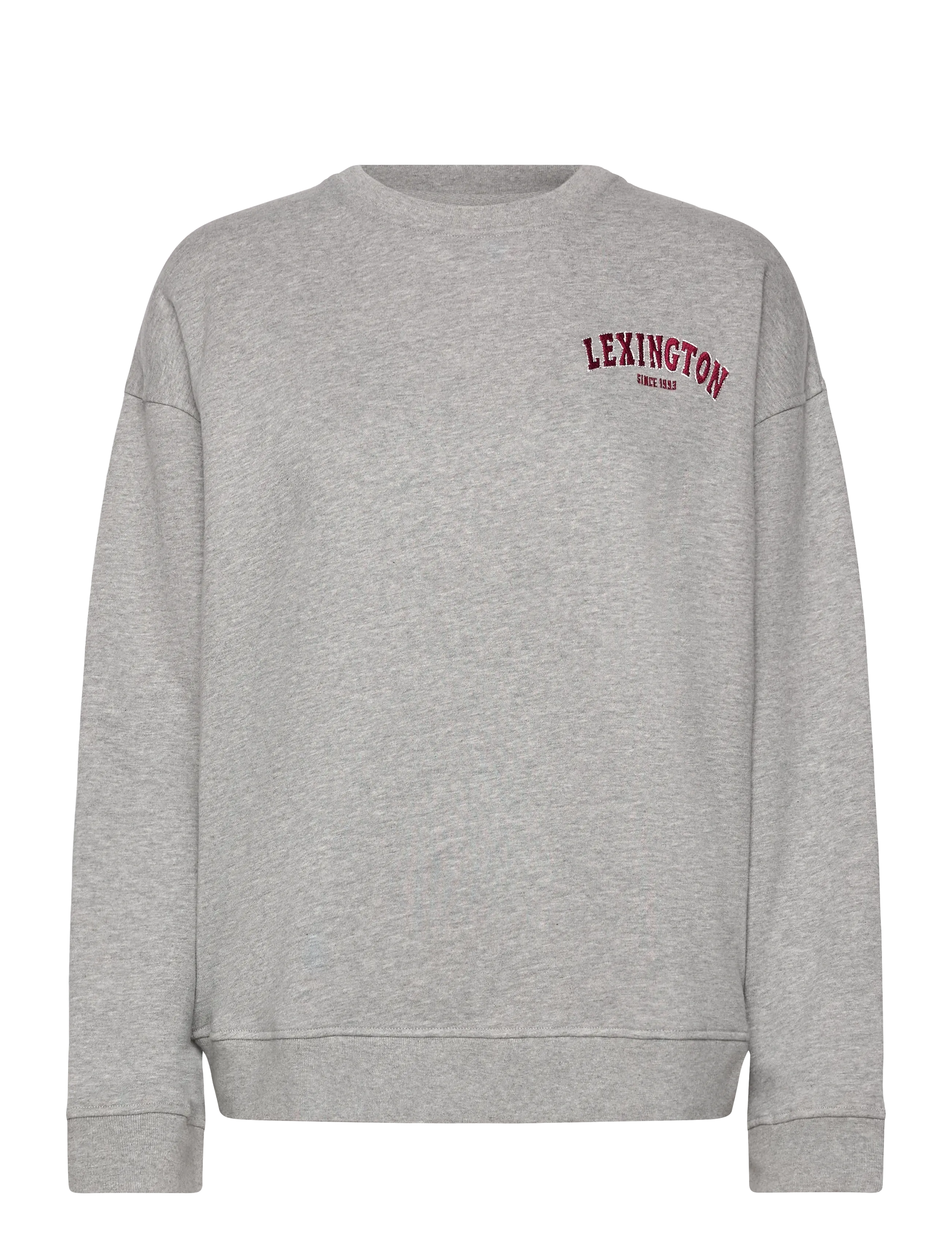 Lexington Clothing Logo Sweatshirt - Basisplagg - GRAY MELANGE / grey