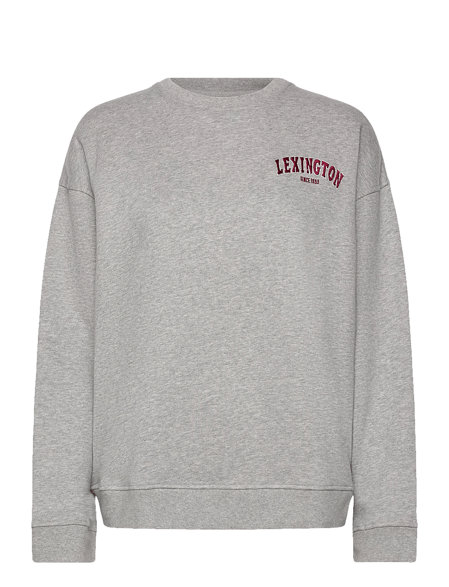 Lexington Clothing - Logo Sweatshirt - sweatshirts - gray melange - 1