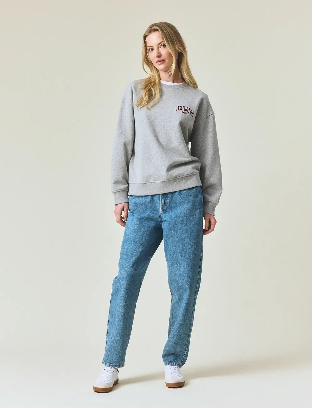 Lexington Clothing - Logo Sweatshirt - modetrender - gray melange - 0