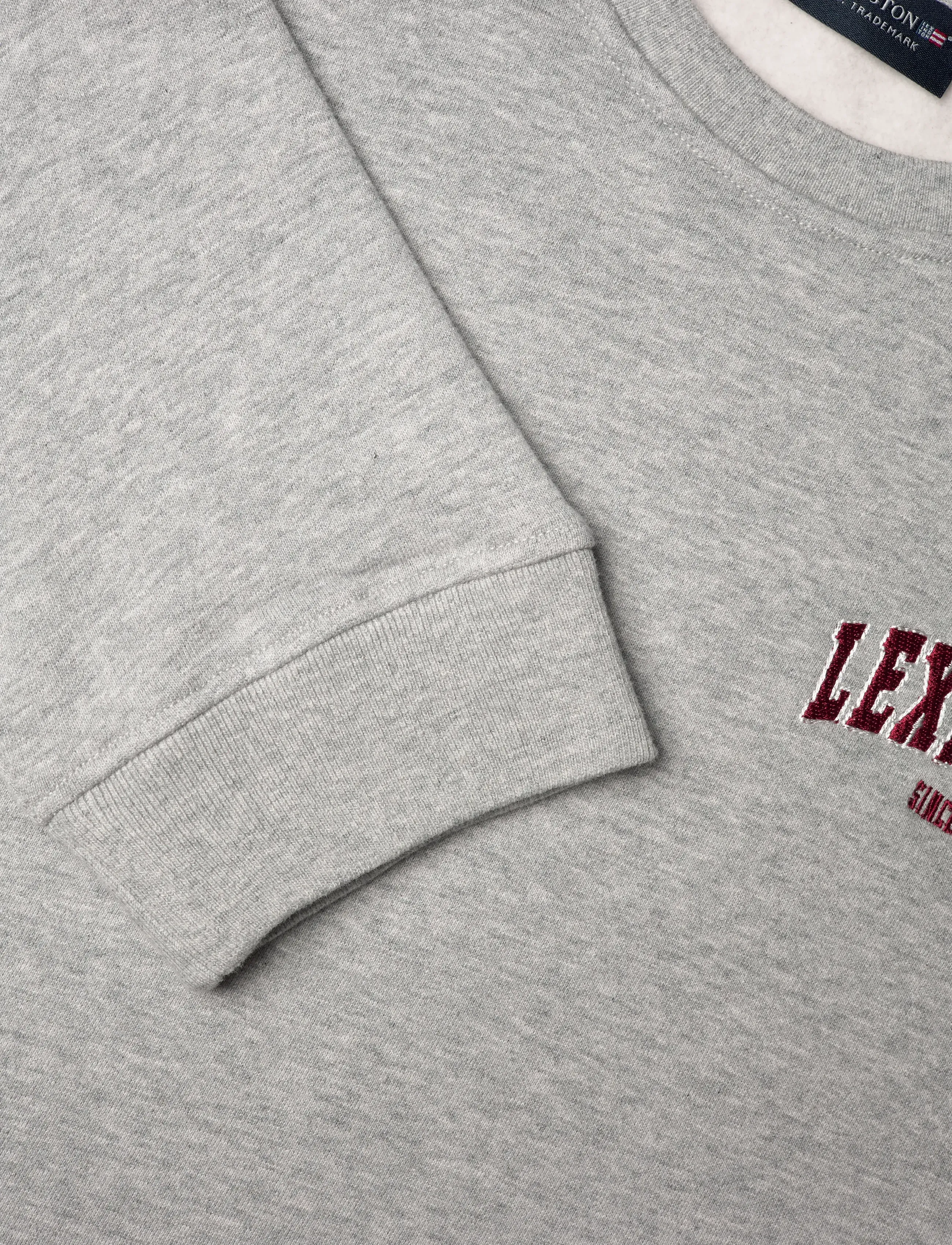 Lexington Clothing - Logo Sweatshirt - fashion trends - gray melange - 5