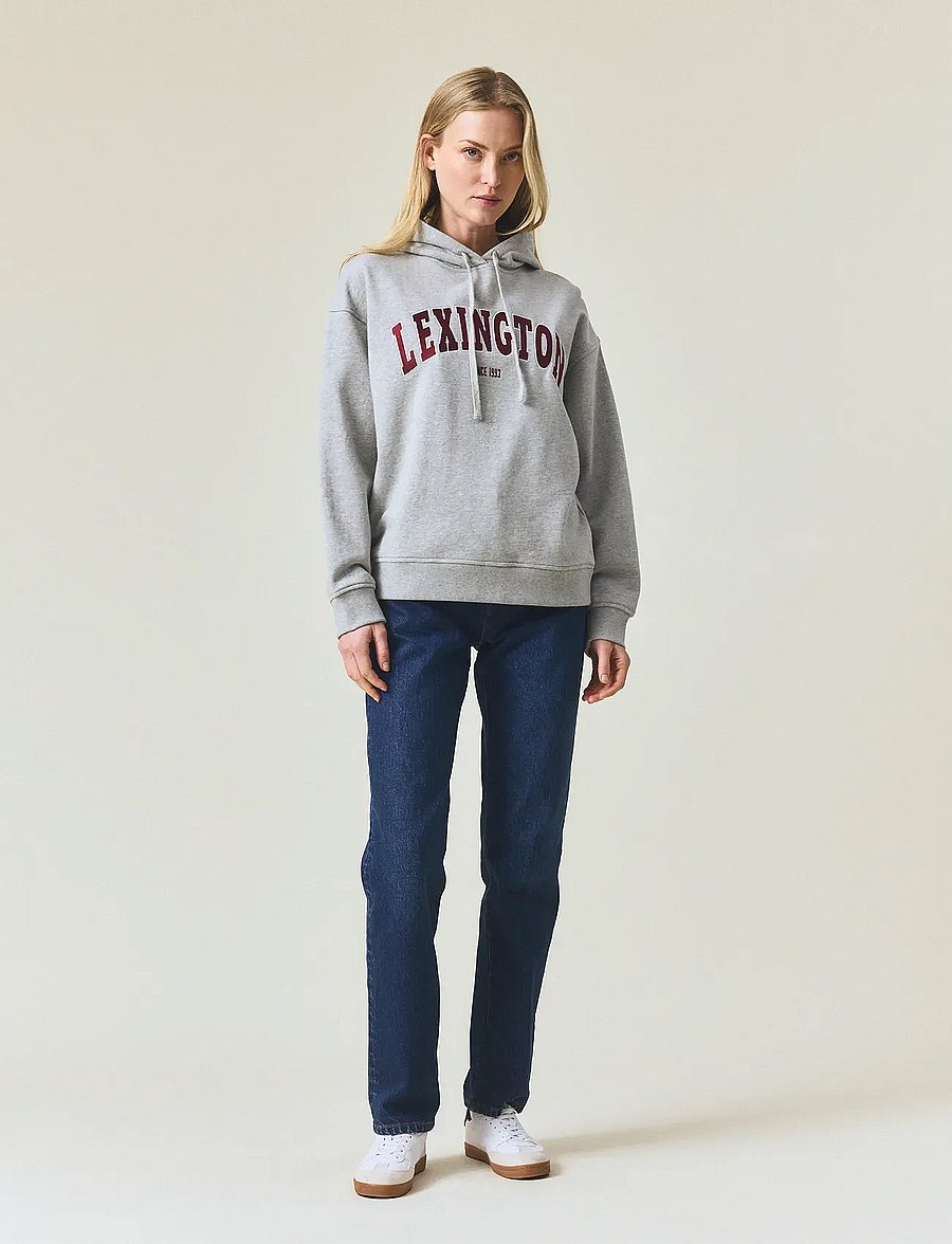 Lexington Clothing - Logo Hoodie - kapuzenpullover - gray melange - 0