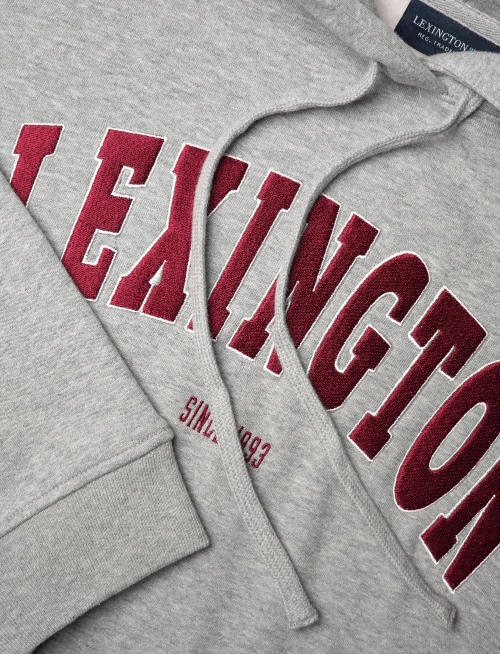 Lexington Clothing - Logo Hoodie - kapuzenpullover - gray melange - 5