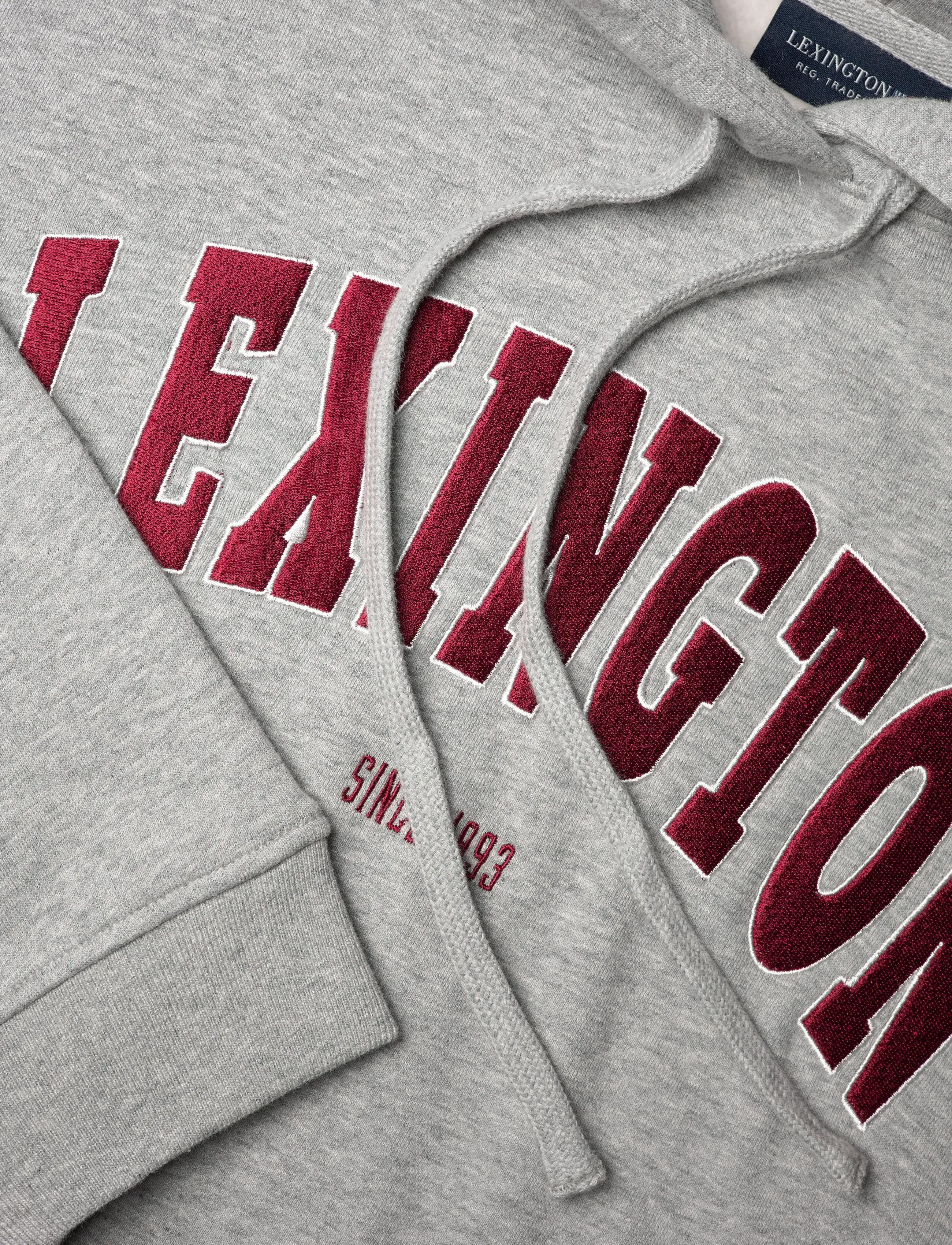Lexington Clothing - Logo Hoodie - kapuzenpullover - gray melange - 5