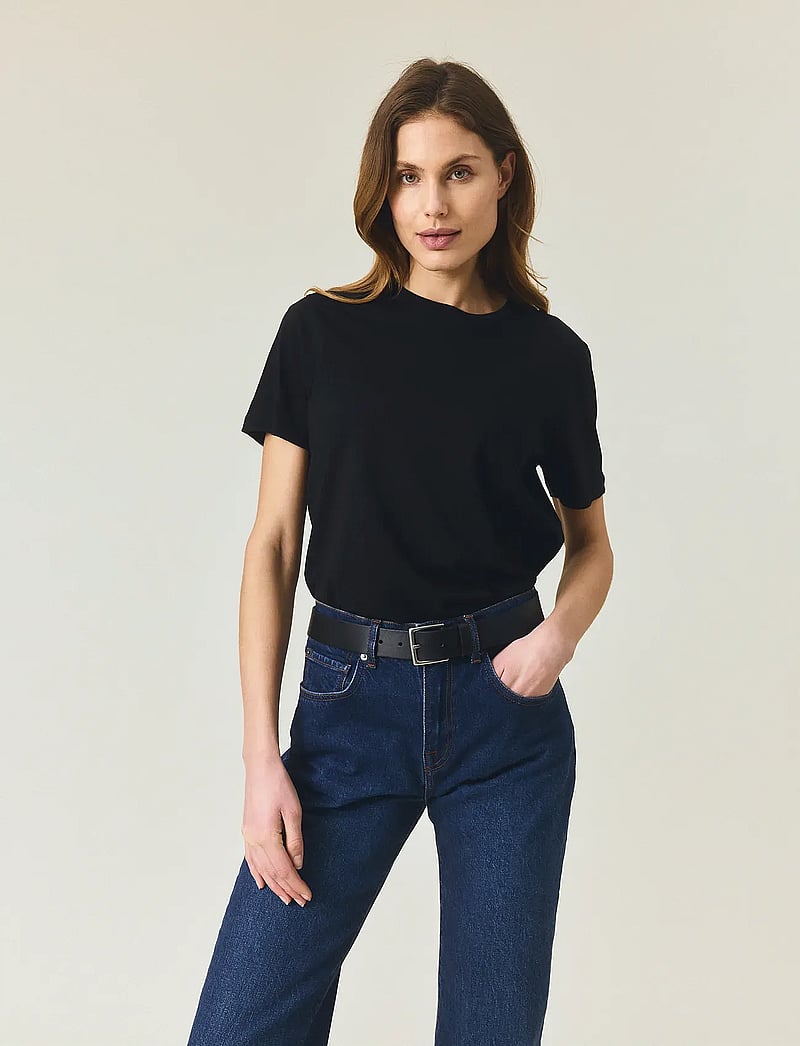 Lexington Clothing - Cotton-modal Blend Casual Tee - t-shirts - black - 3