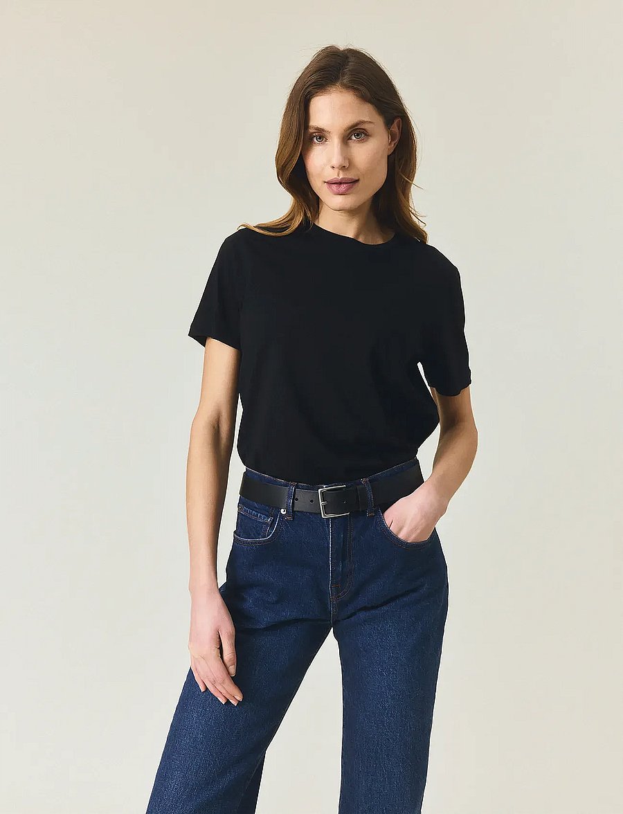Lexington Clothing - Cotton-modal Blend Casual Tee - black - 3