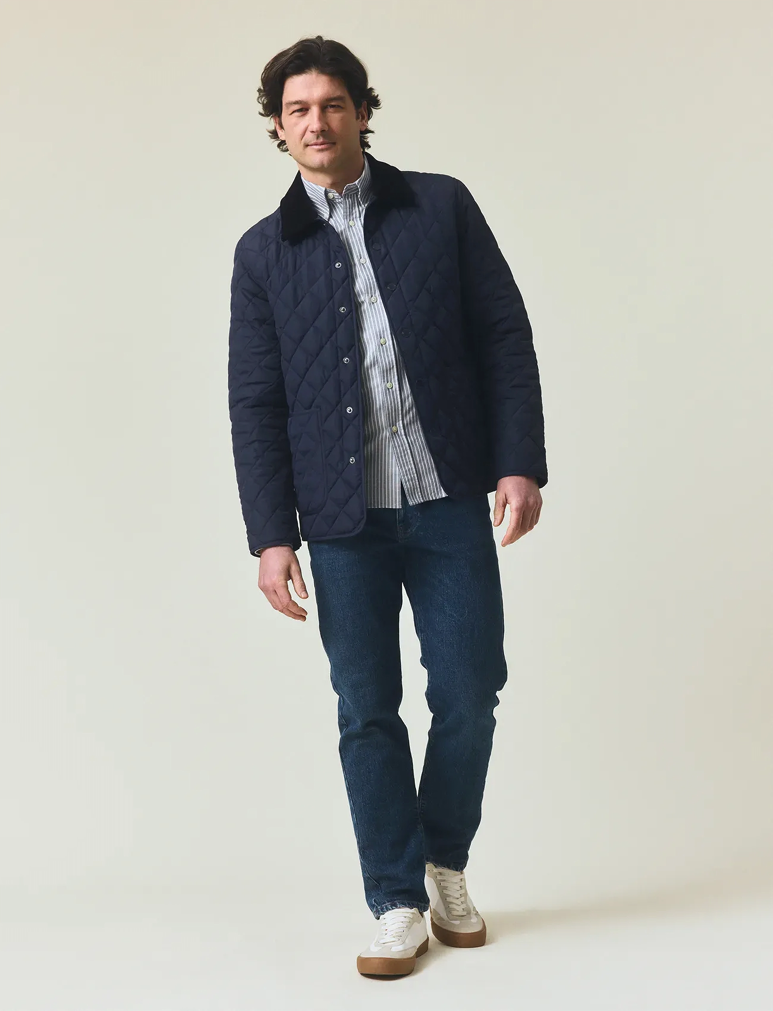Lexington Clothing Classic Quilted Jacket - Jackets - DARK BLUE / navy
