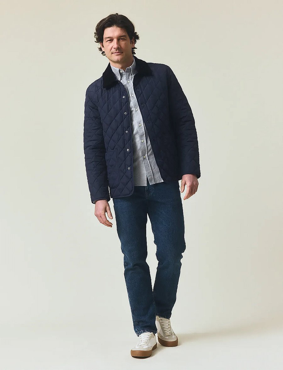 Lexington Clothing - Classic Quilted Jacket - frühlingsjacken - dark blue - 0