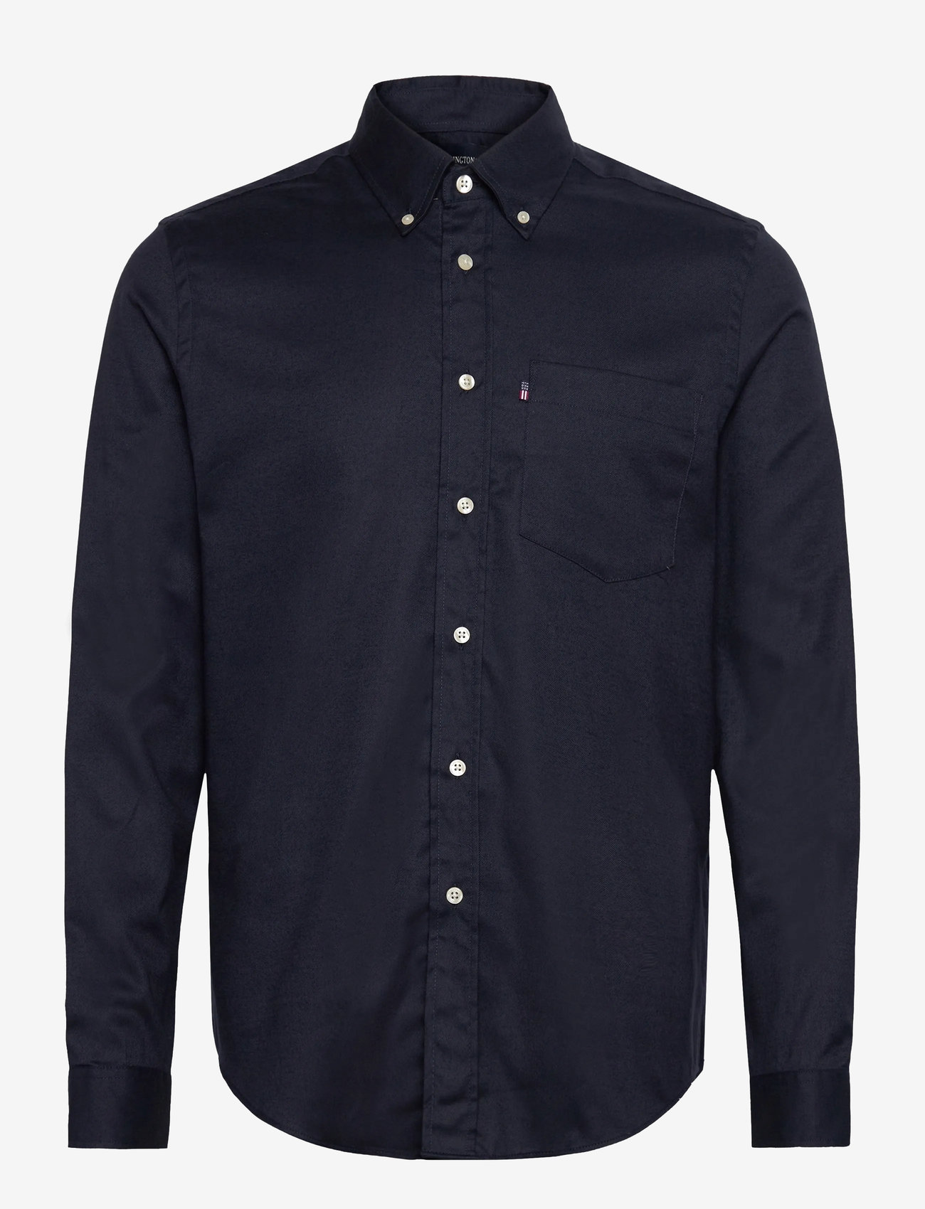 Lexington Clothing - Casual Solid Flannel B.D Shirt - flanell-hemden - dark blue - 1