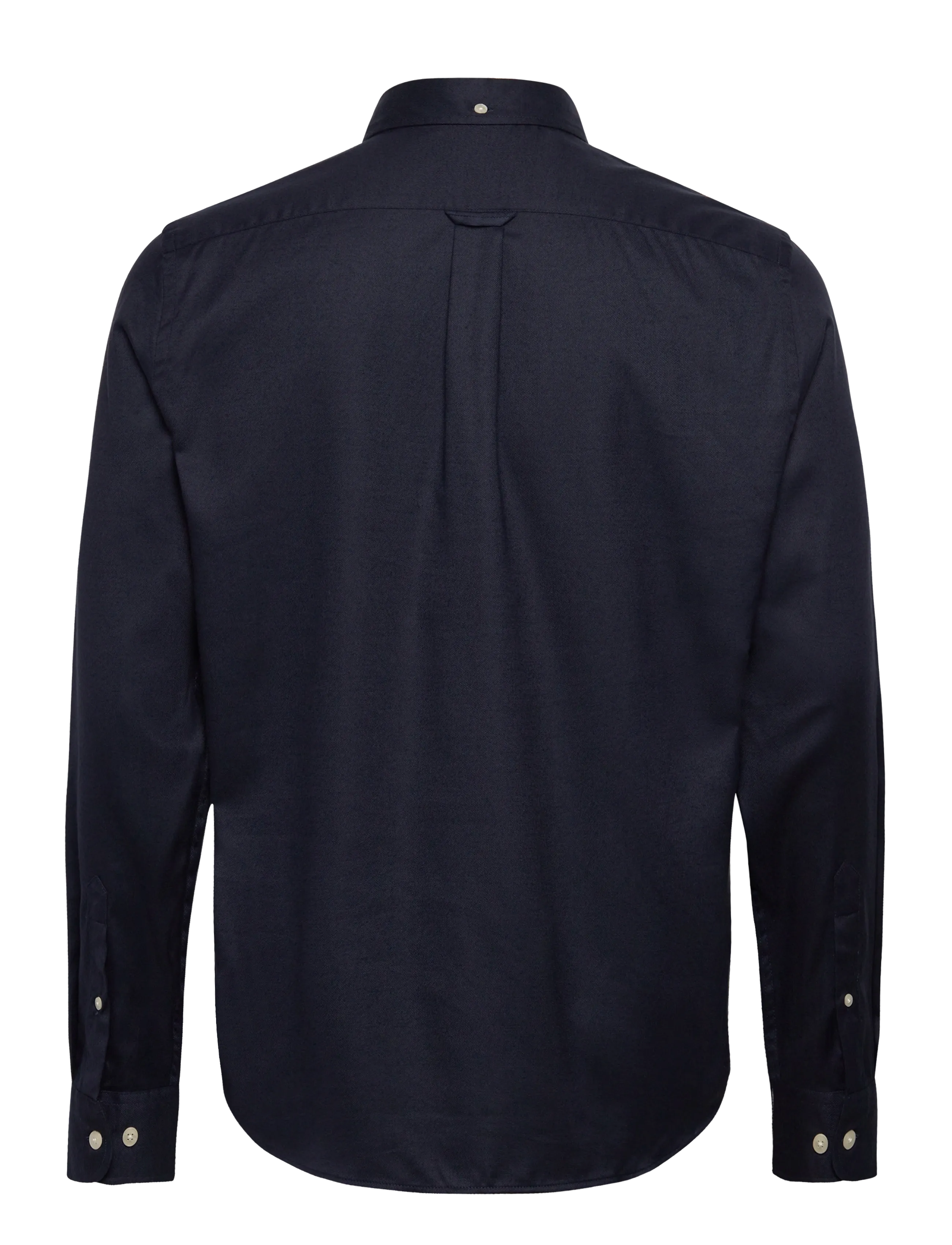 Lexington Clothing - Casual Solid Flannel B.D Shirt - flanellskjorter - dark blue - 2