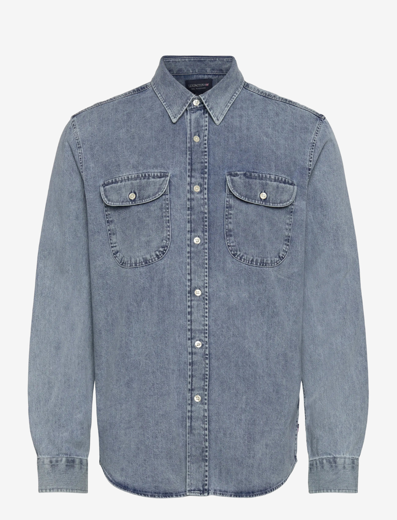 Lexington Clothing - Casual Chore Denim Shirt - basic skjortor - lt blue denim - 1