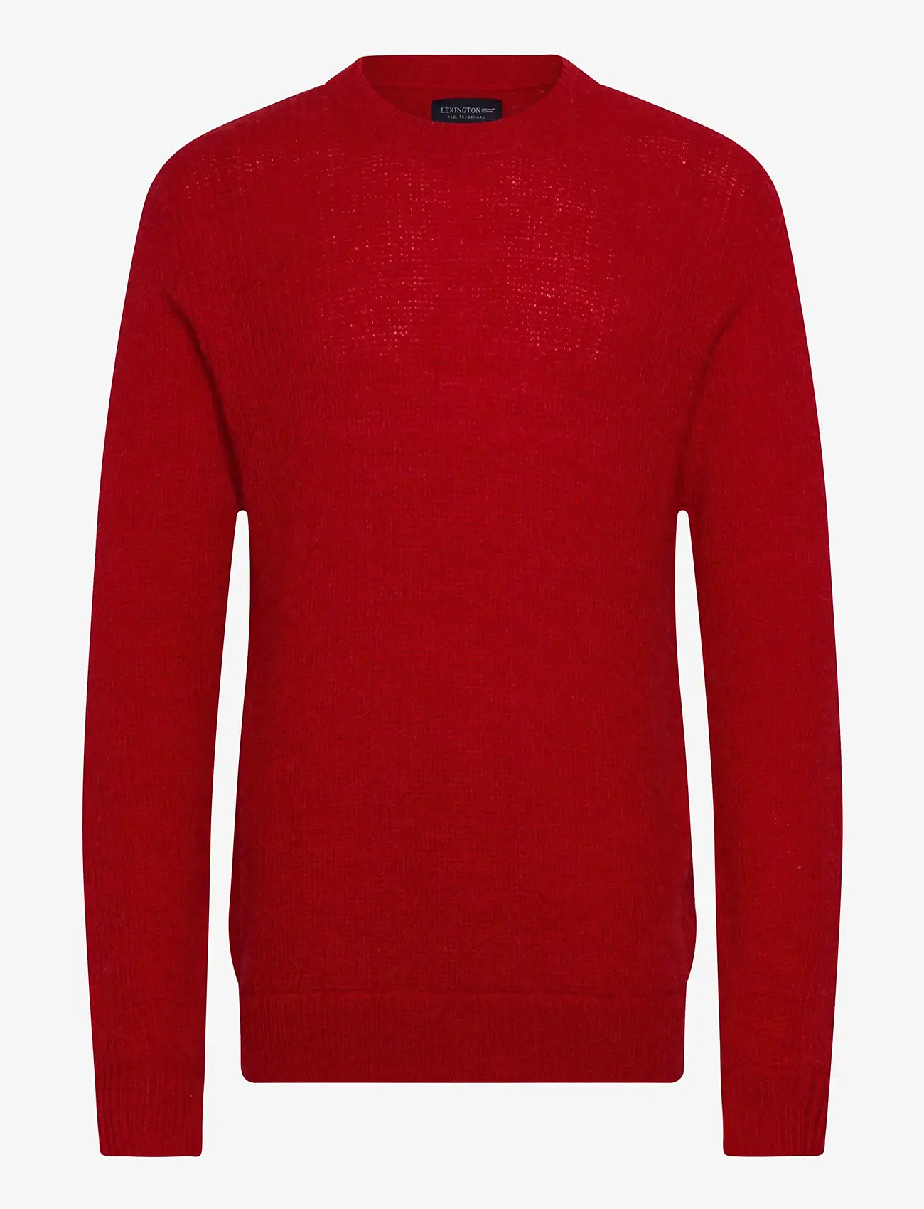 Lexington Clothing - Fluffy Alpaca Sweater - rundhals - red - 0