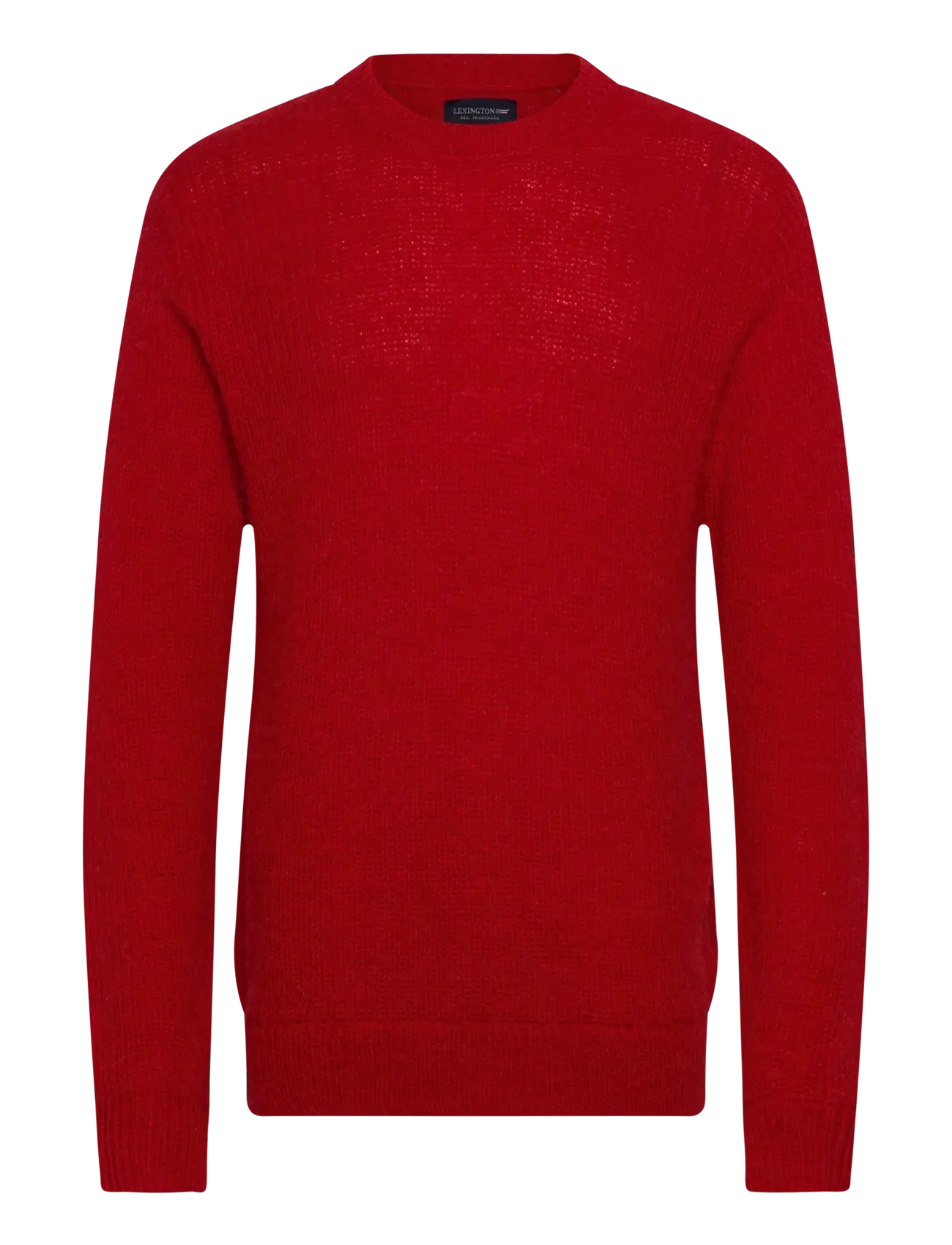 Fluffy Alpaca Sweater - RED
