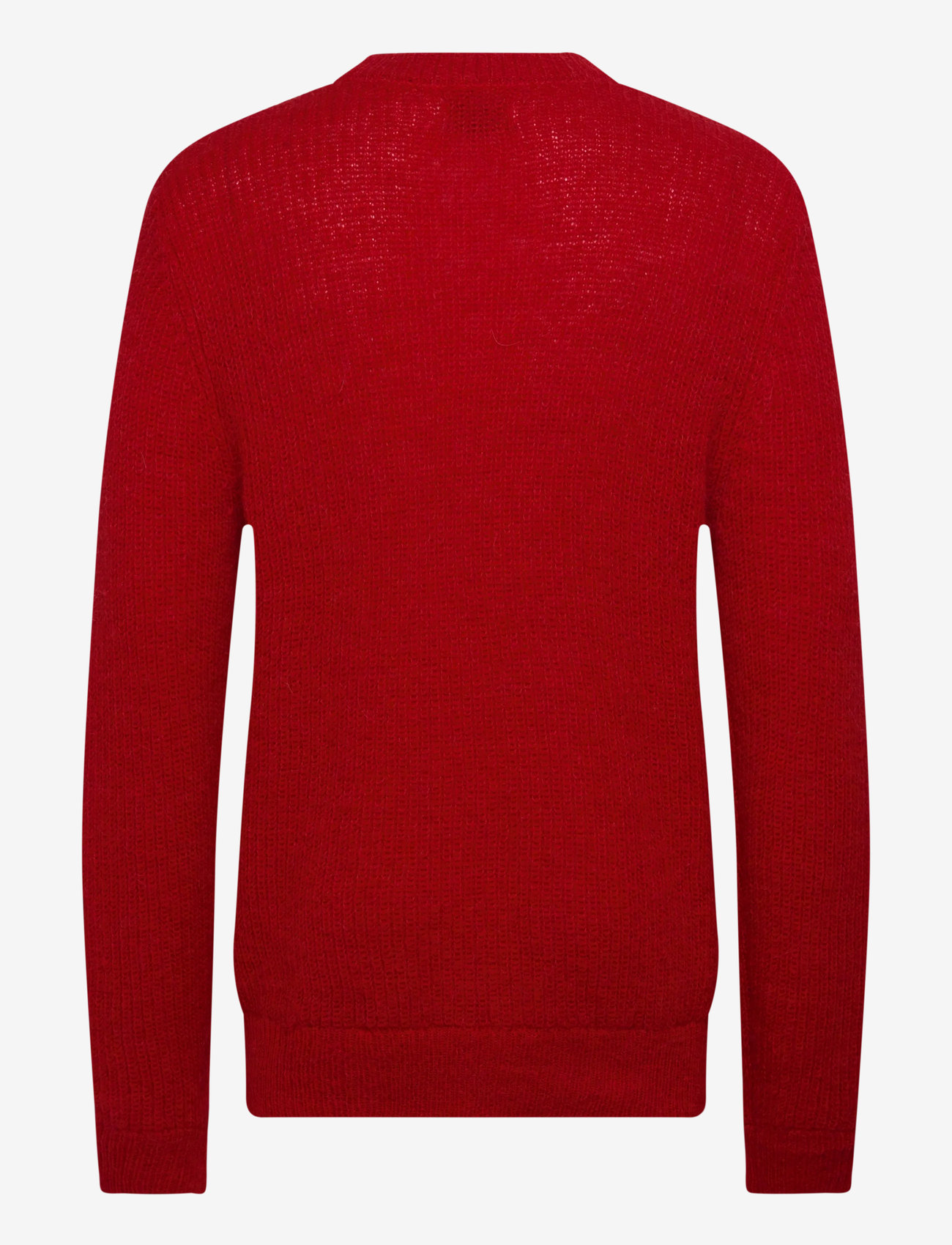 Lexington Clothing - Fluffy Alpaca Sweater - rundhals - red - 1