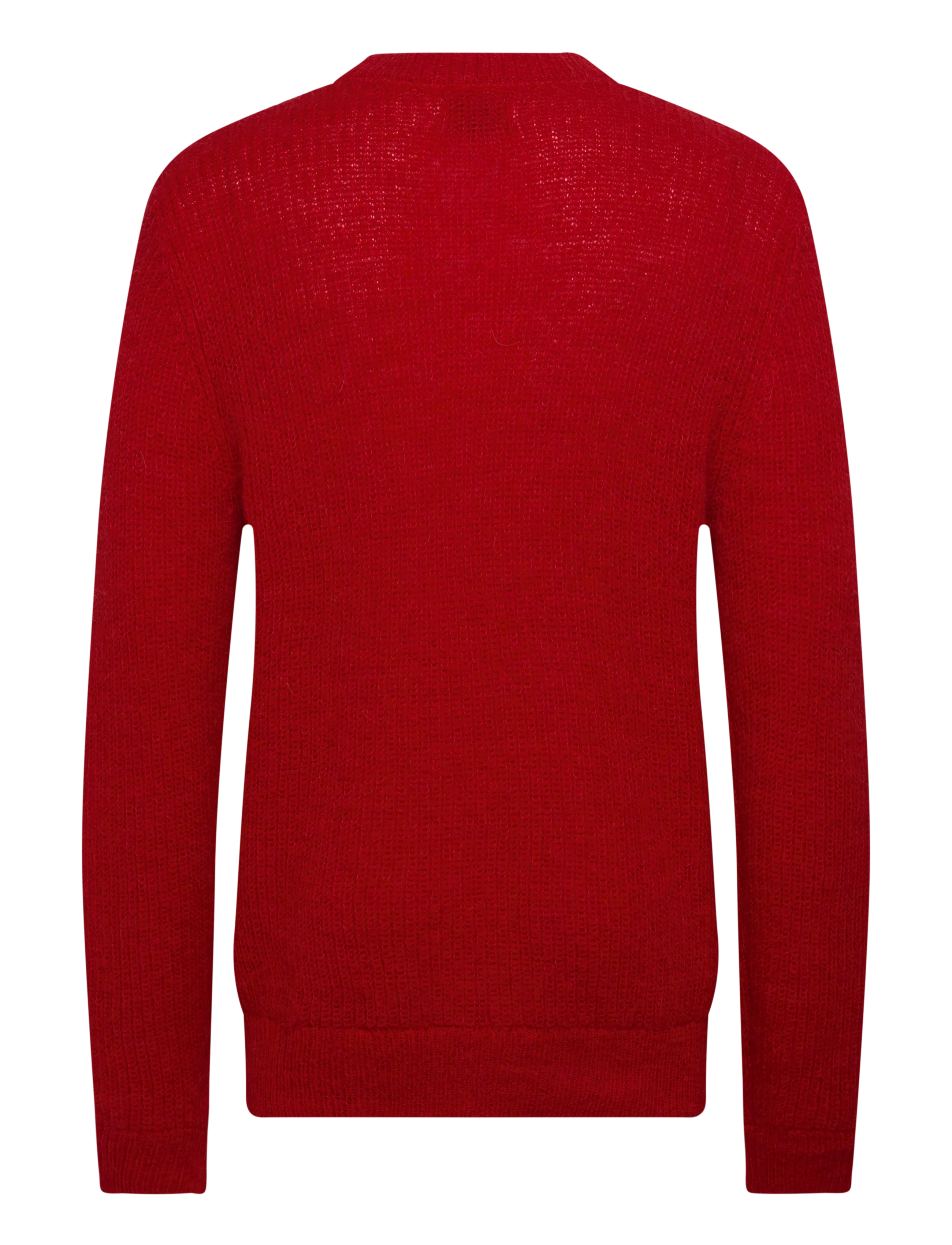 Lexington Clothing - Fluffy Alpaca Sweater - Ümmarguse kaelusega kudumid - red - 1