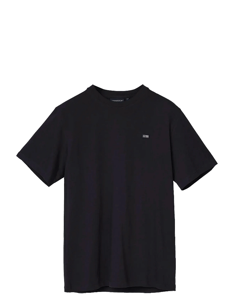 Lexington Clothing - Classic Organic Cotton Logo Tee - kortärmade t-shirts - black - 1